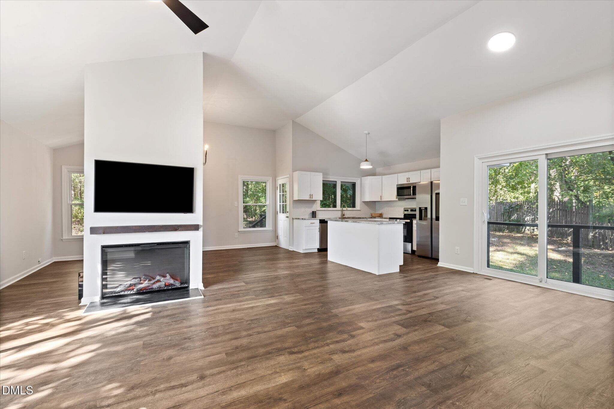 Light Filled Living Room - 460 Dickens Drive, Raleigh, NC 27610, Raleigh