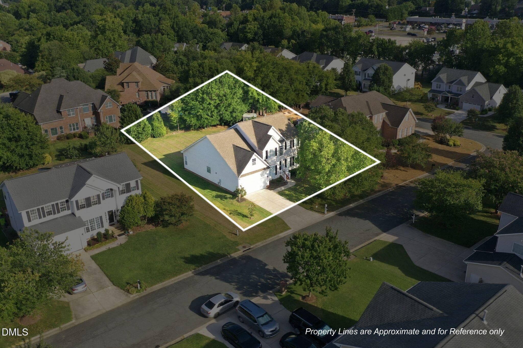4-web-or-mls-DJI_0132 - lotlines - 1309 Princeton Drive, Elon, NC 27244, Elon