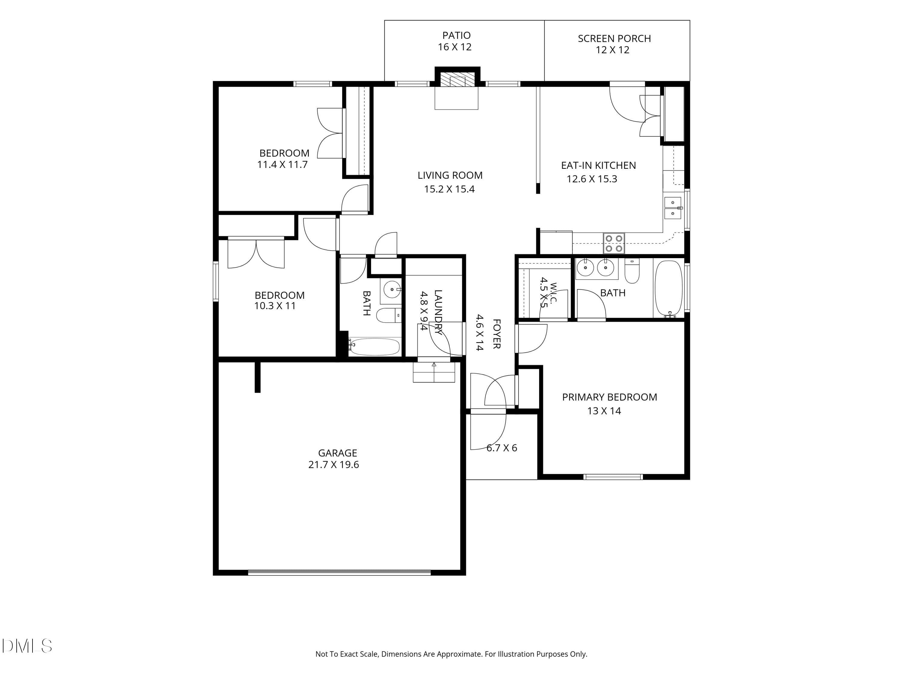 412 Holly Thorn floor plan - 412 Holly Thorn Trace, Holly Springs, NC 27540, Holly Springs