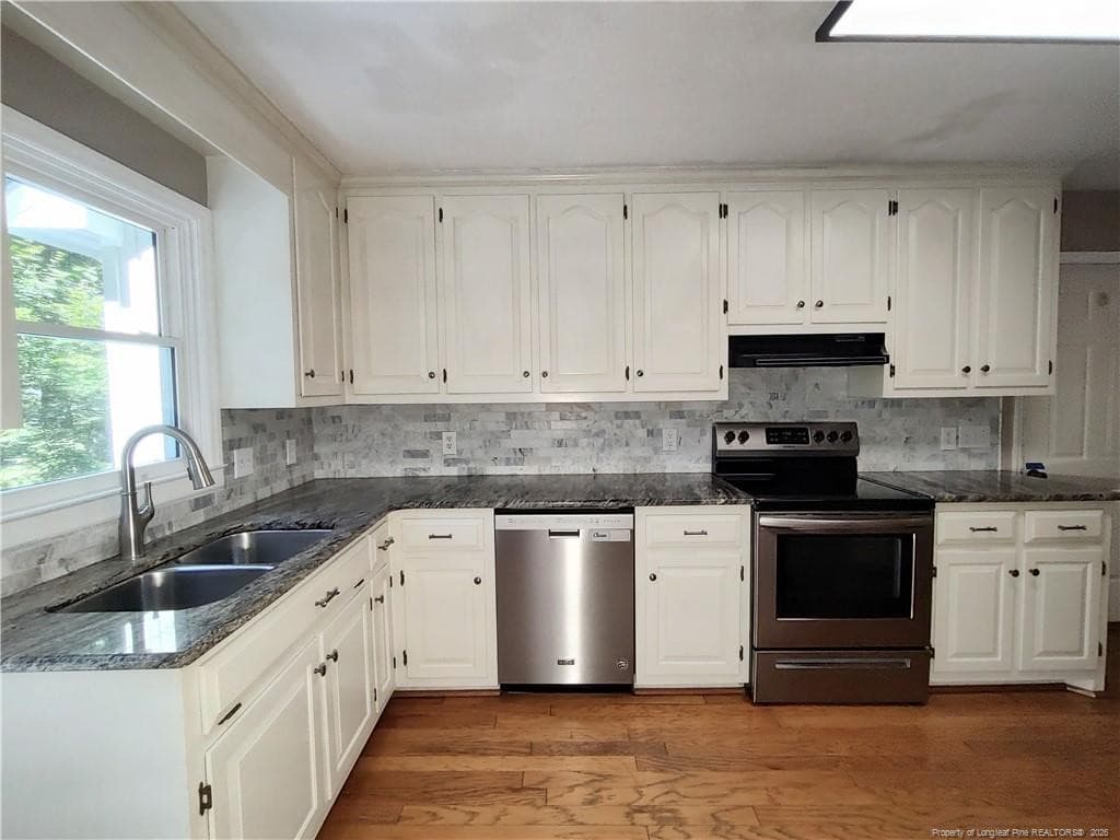 Another view of this modern kitchen - 1455 Carolina Drive, Sanford, NC 27332