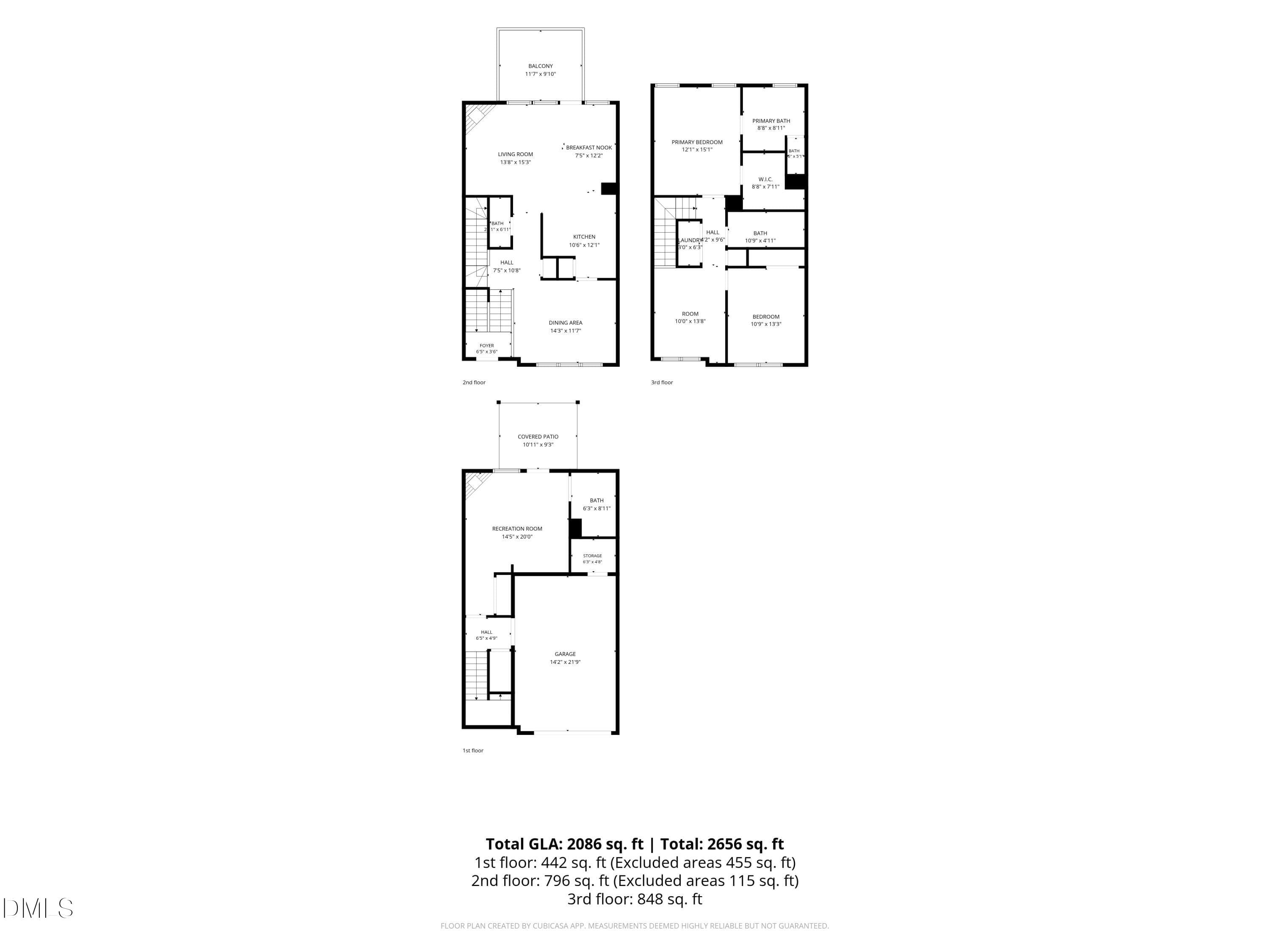 4-Floorplan_4 - 203 Ashton Hall Lane, Raleigh, NC 27609, Raleigh