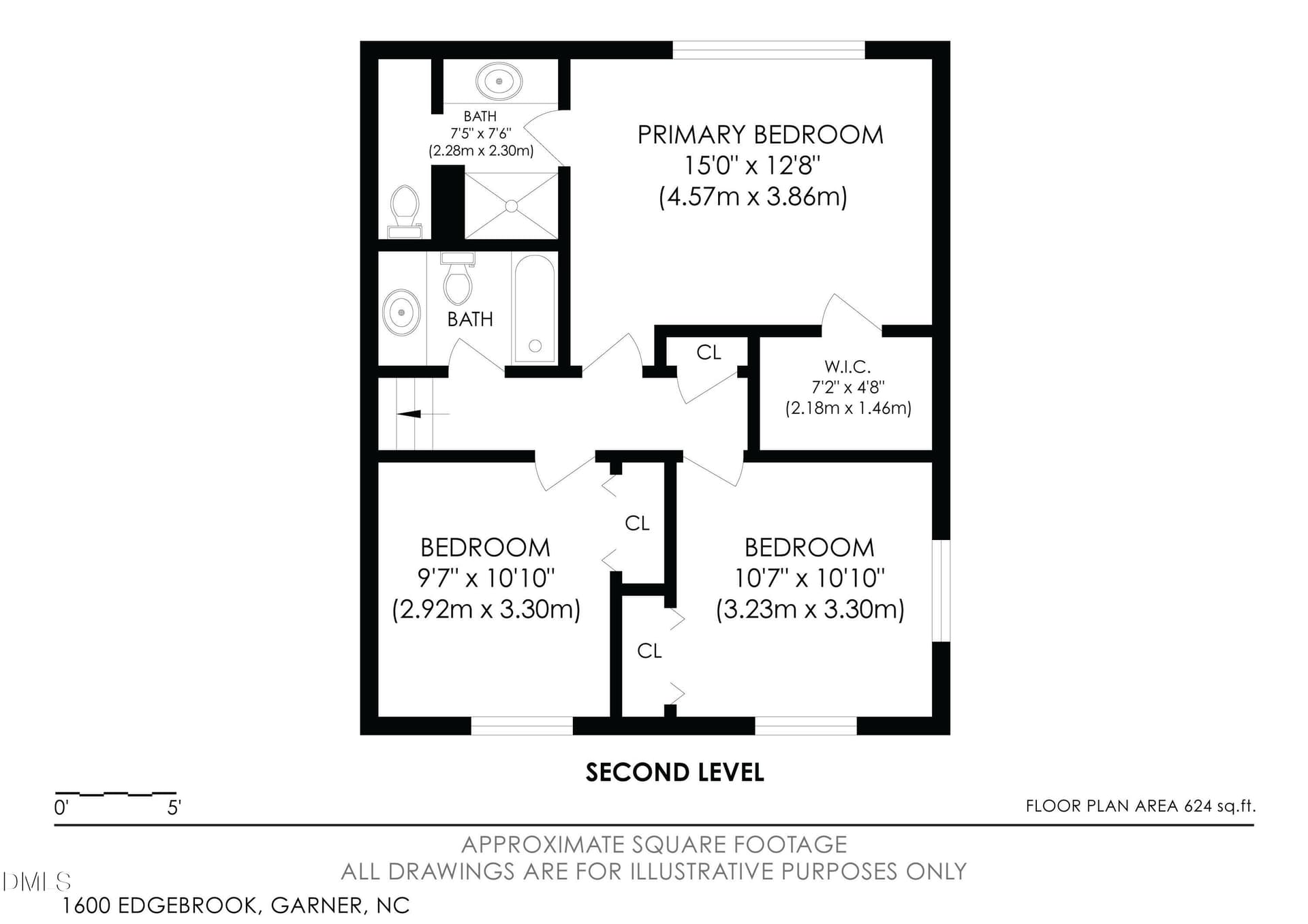 Second Floor - 1600 Edgebrook Drive, Garner, NC 27529
