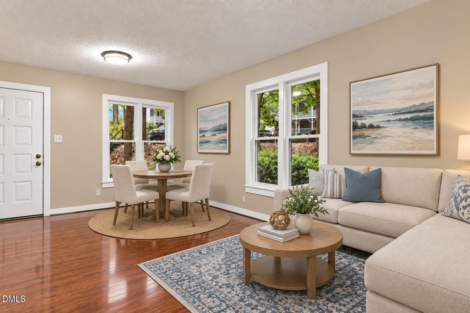 129Living Dining Area - 129 Carmichael Court, Cary, NC 27511