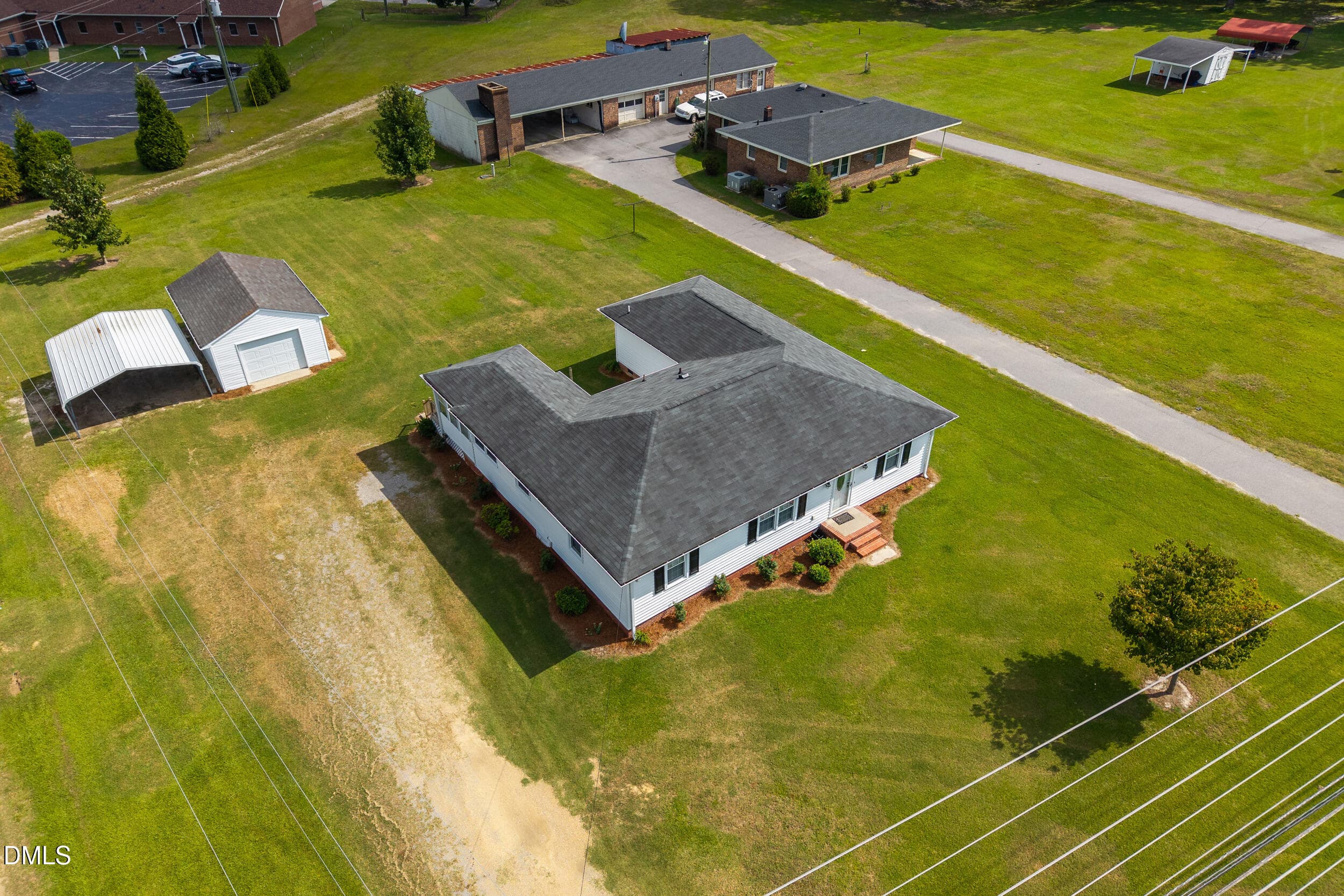 Aerial View - 1035 W Saint James Street, Tarboro, NC 27886, Tarboro