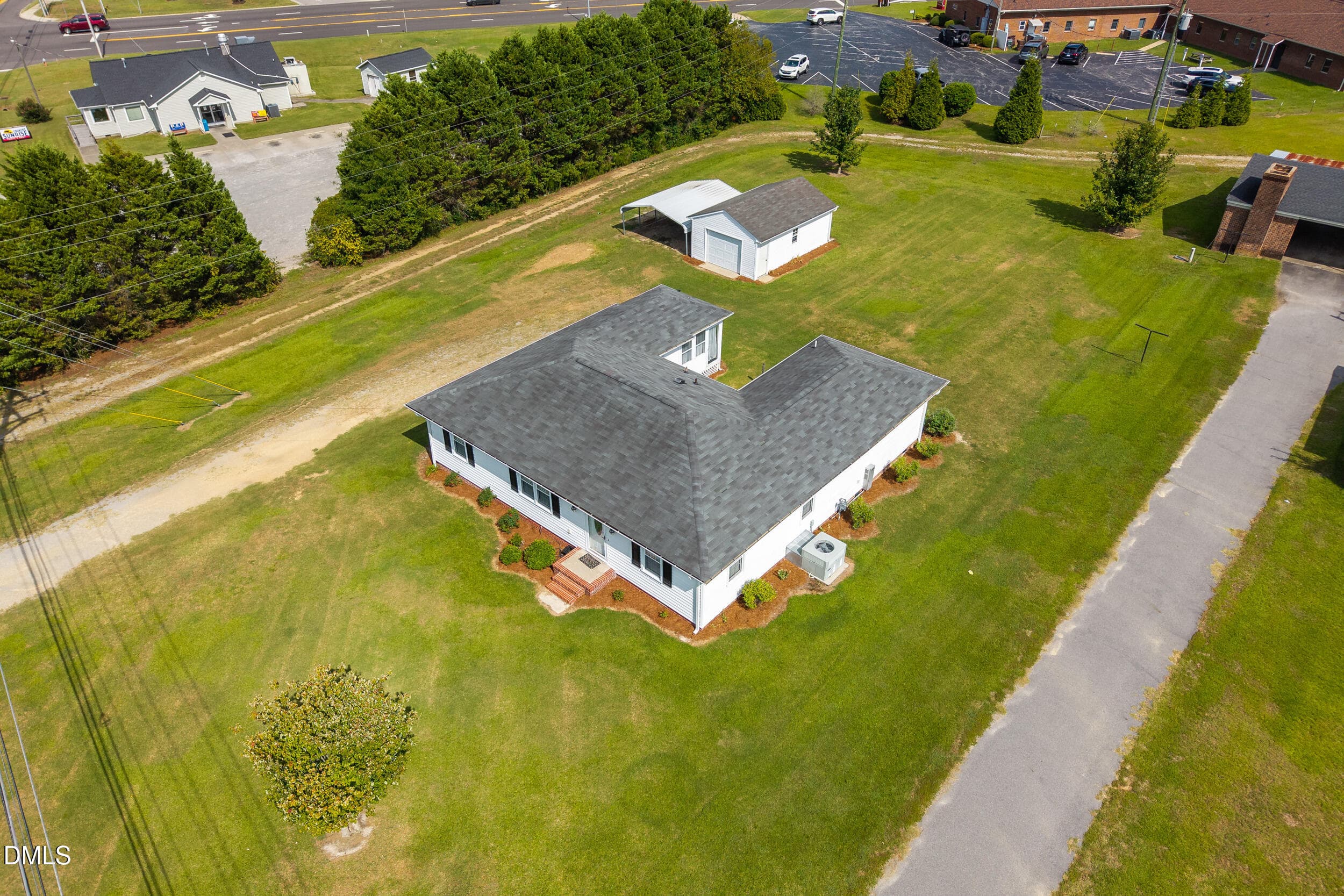 Aerial View - 1035 W Saint James Street, Tarboro, NC 27886, Tarboro