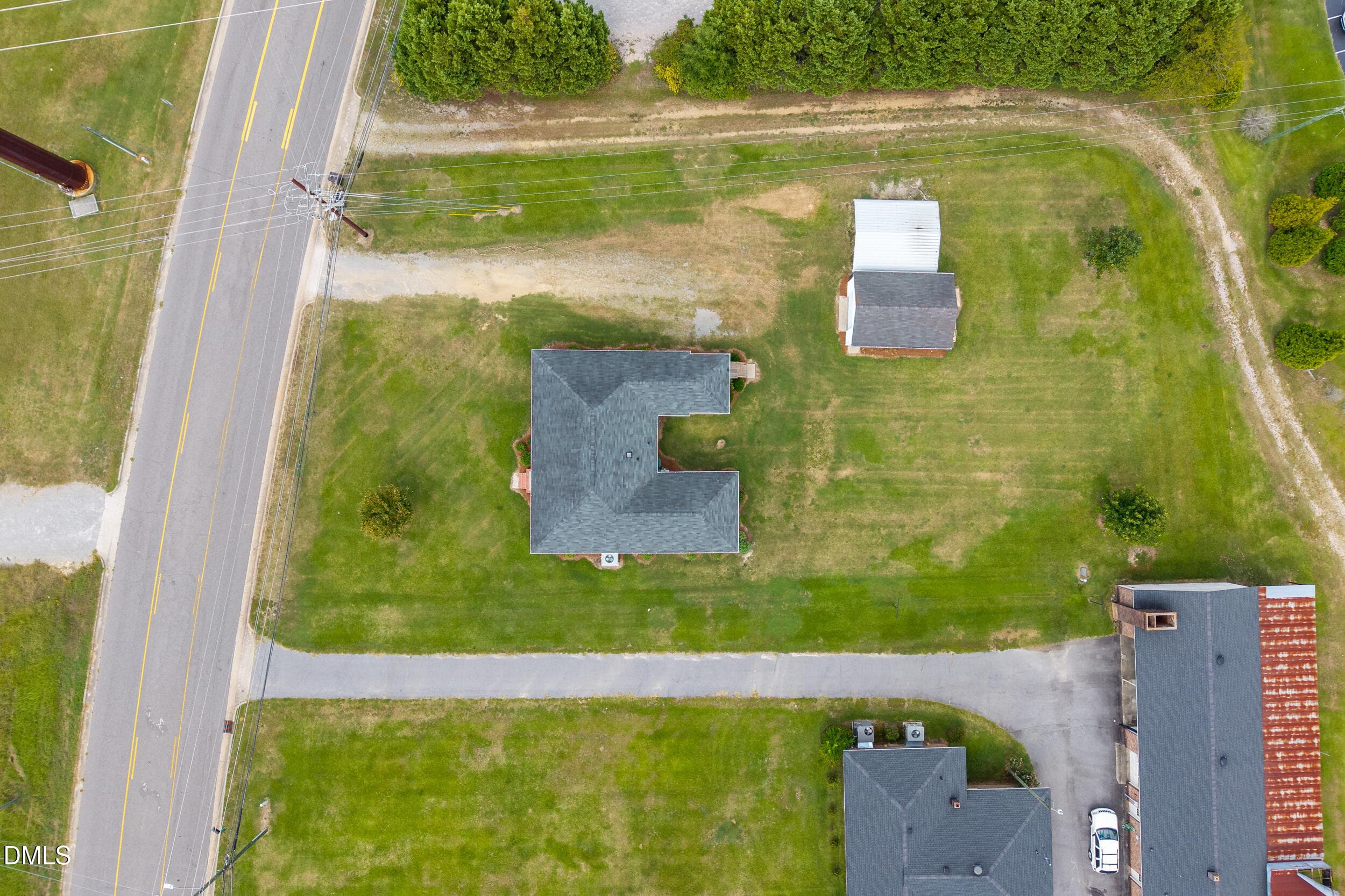 Aerial View - 1035 W Saint James Street, Tarboro, NC 27886, Tarboro