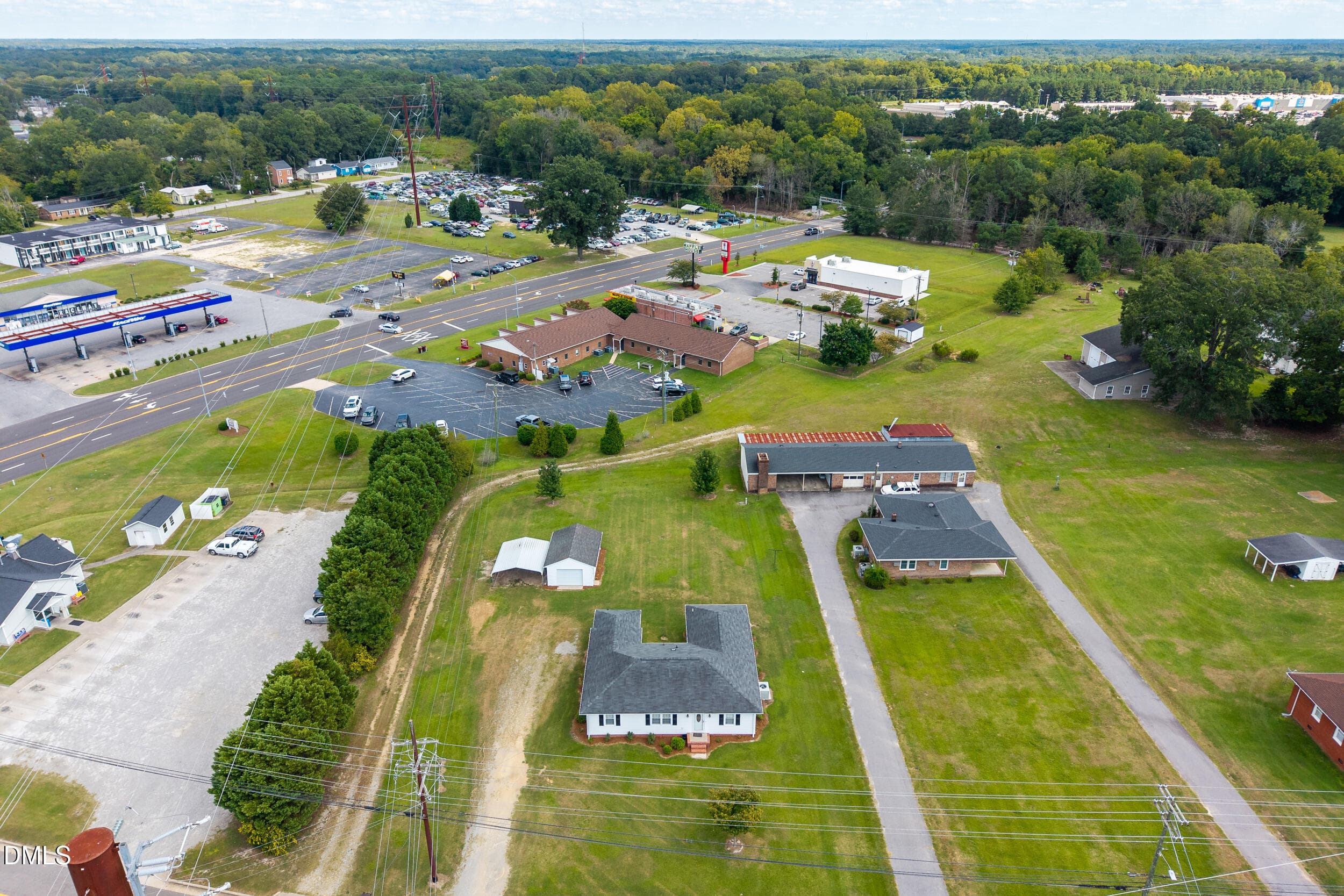 Aerial View - 1035 W Saint James Street, Tarboro, NC 27886, Tarboro