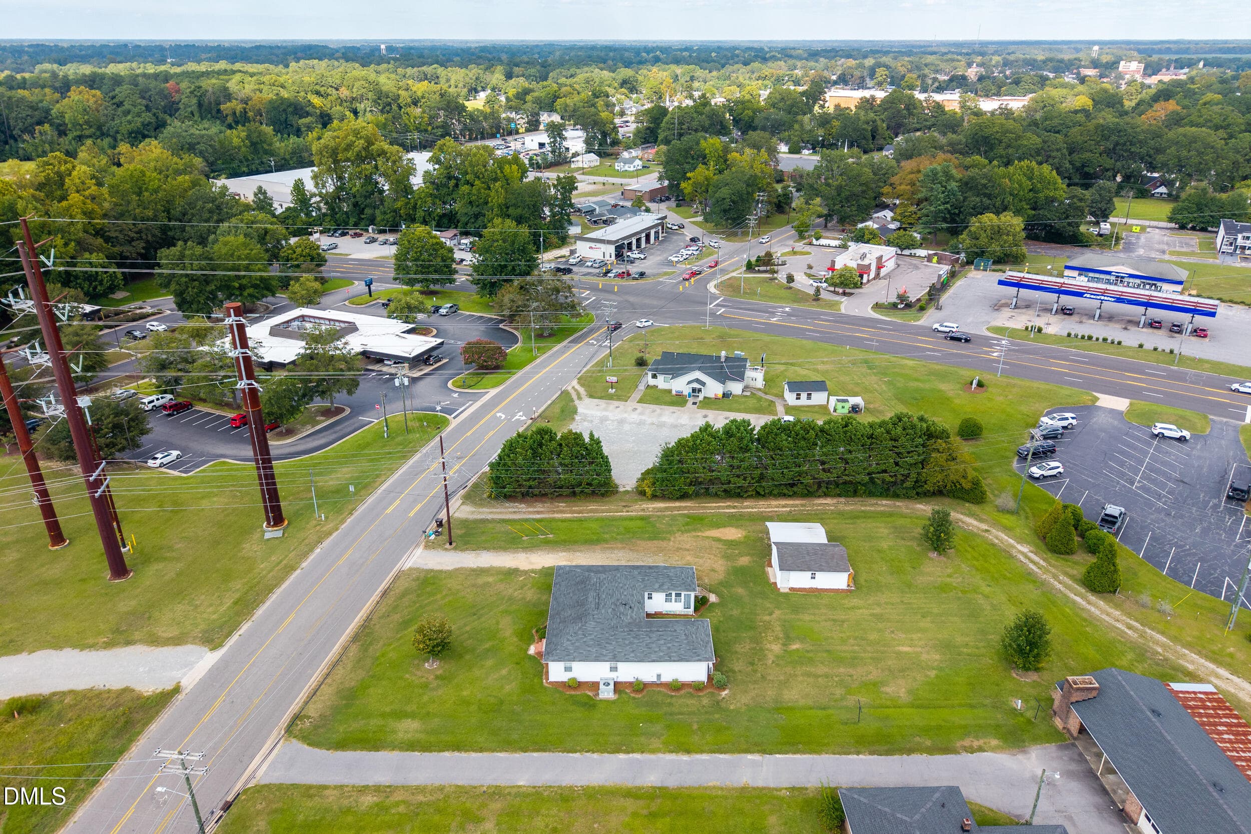 Aerial View - 1035 W Saint James Street, Tarboro, NC 27886, Tarboro