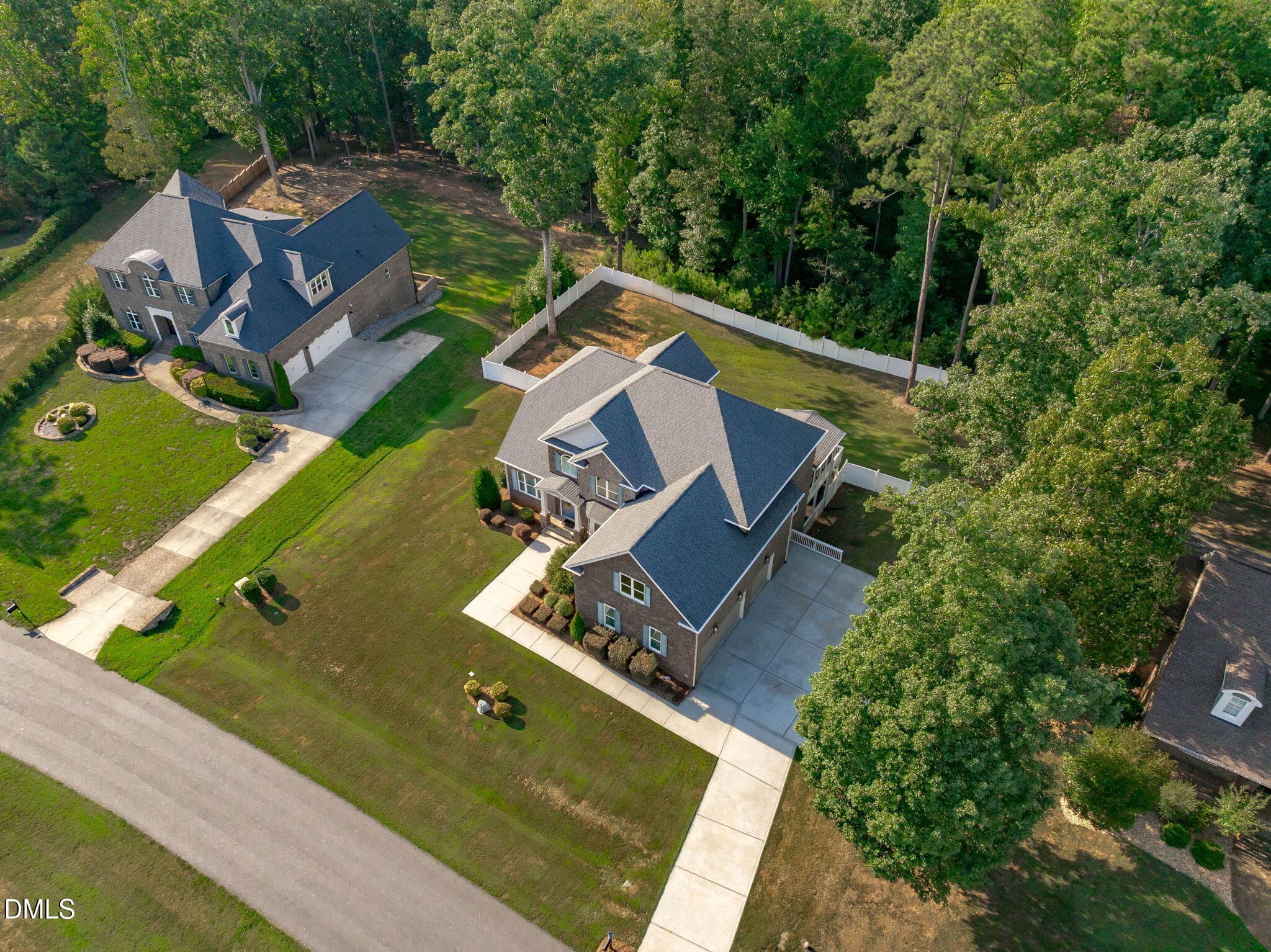 Aerial Right Angle - 3504 Castelaine Circle, Apex, NC 27539, Apex