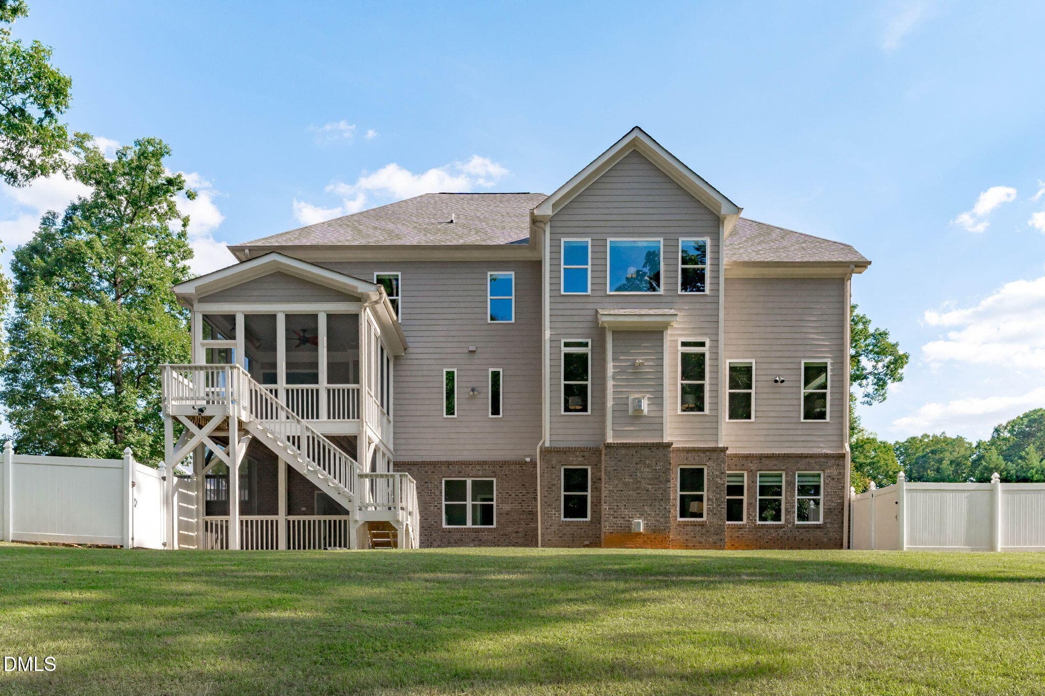 Backyard from Rear - 3504 Castelaine Circle, Apex, NC 27539, Apex