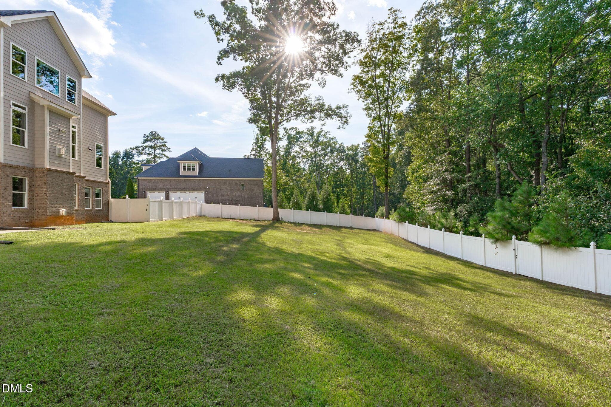 Backyard from Right - 3504 Castelaine Circle, Apex, NC 27539, Apex