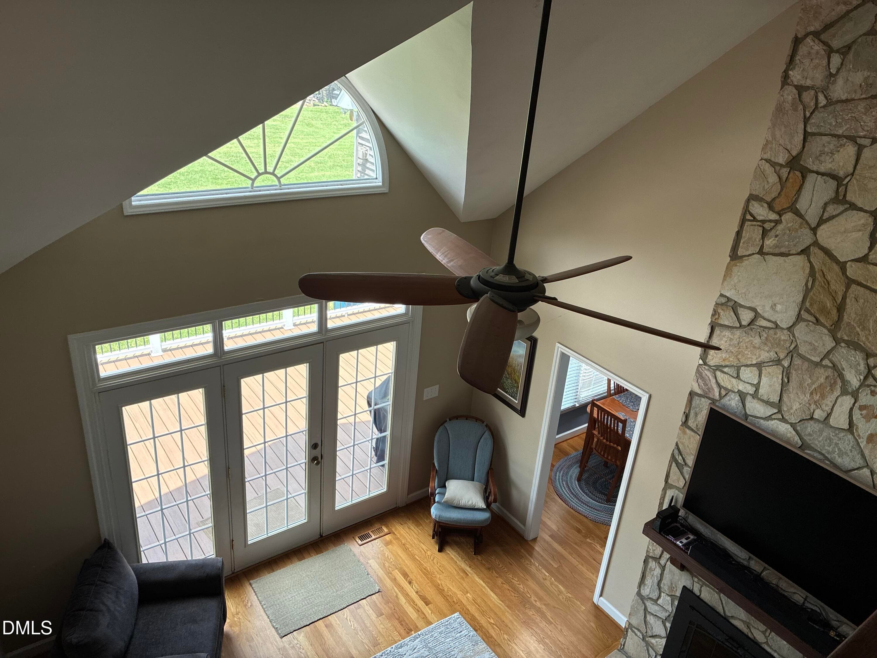 Upstiars looking down! - 6967 Garrett Store Road, Liberty, NC 27298