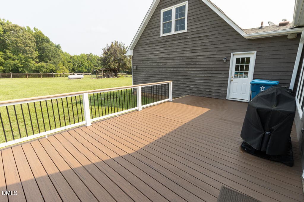 Deck - 6967 Garrett Store Road, Liberty, NC 27298