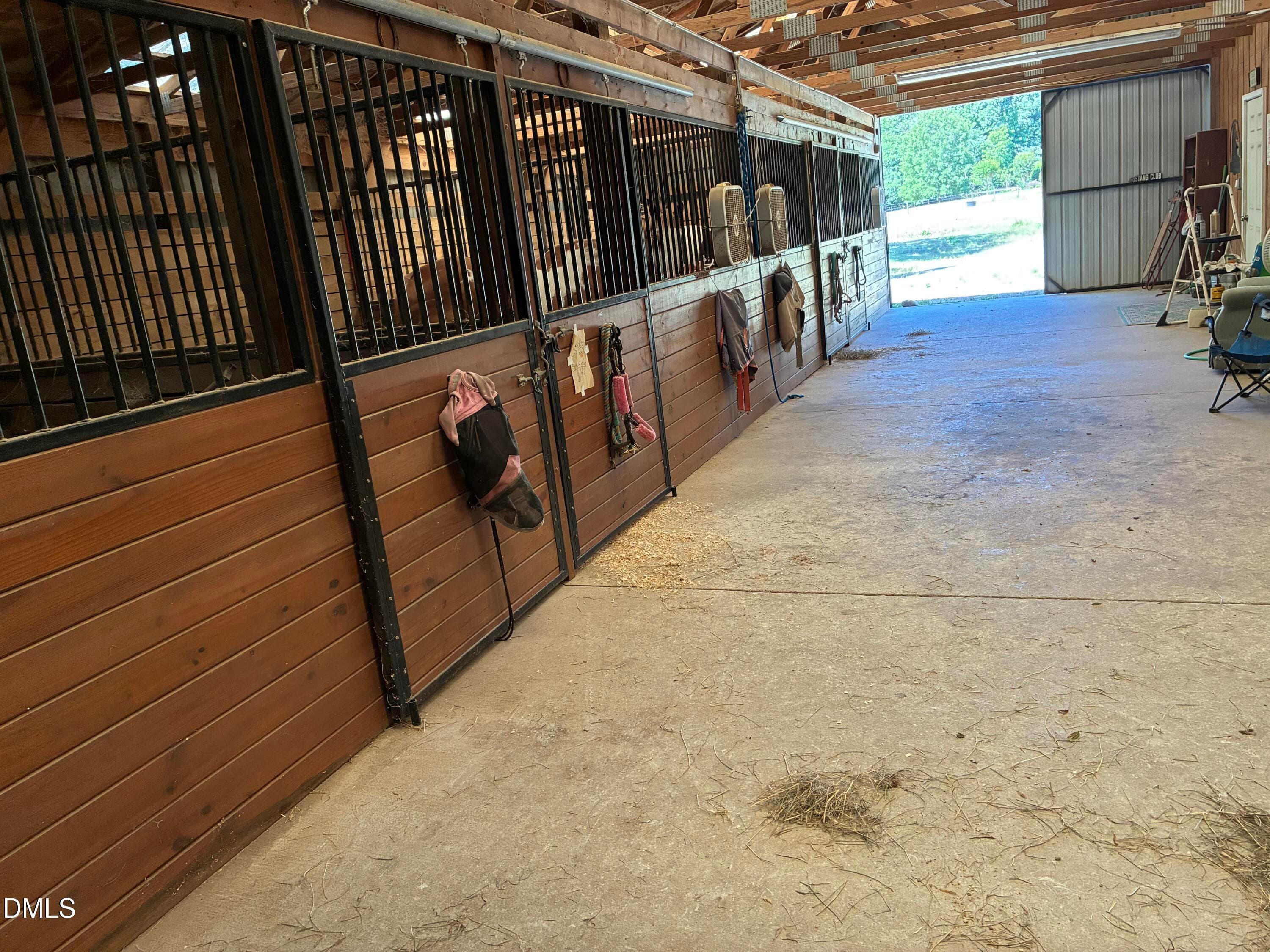 6 Stall Stable - 6967 Garrett Store Road, Liberty, NC 27298