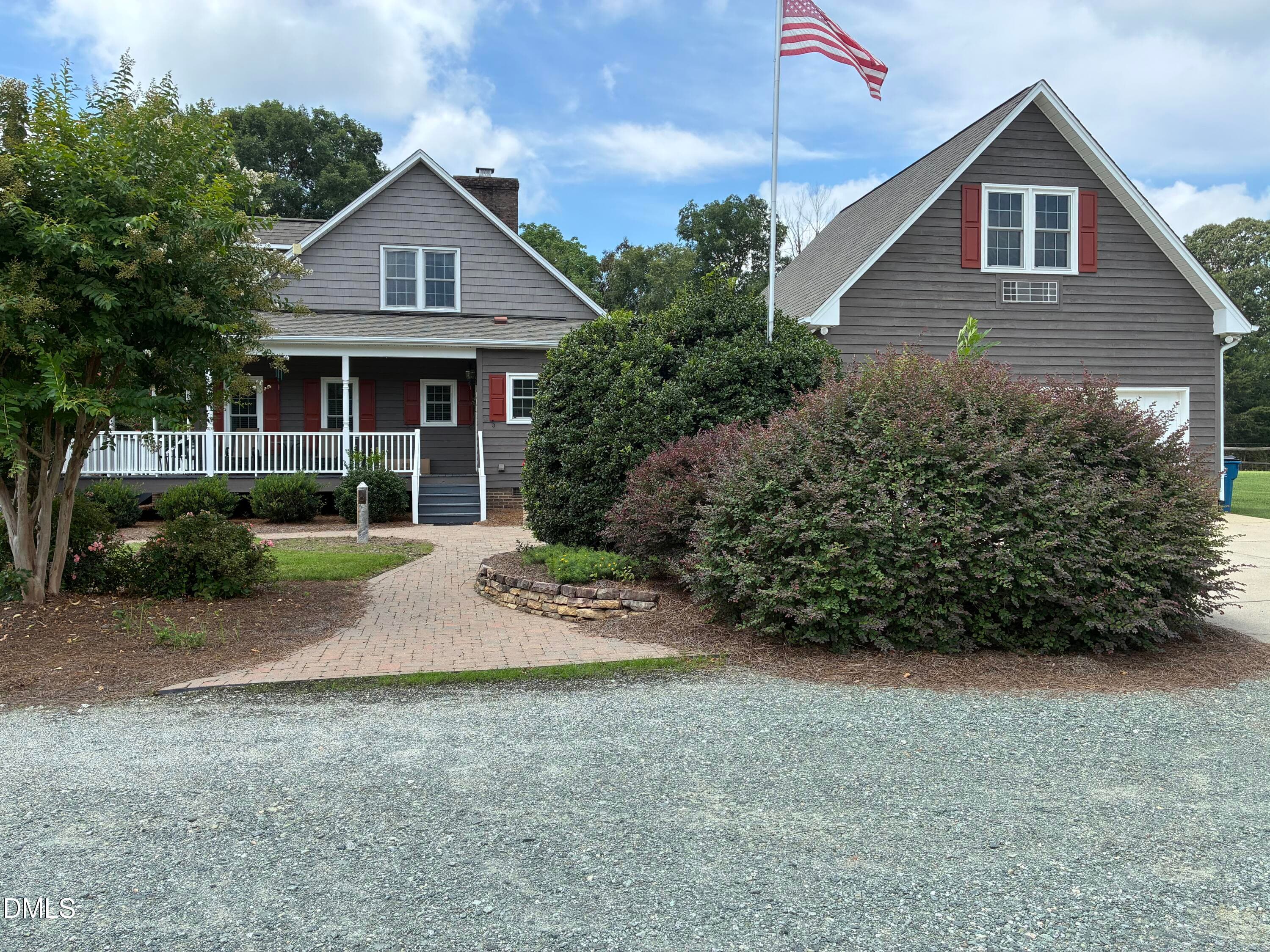 Side entrance/patio/drive - 6967 Garrett Store Road, Liberty, NC 27298
