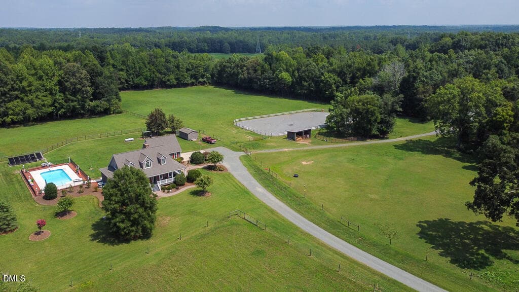 Farm from Above - 6967 Garrett Store Road, Liberty, NC 27298