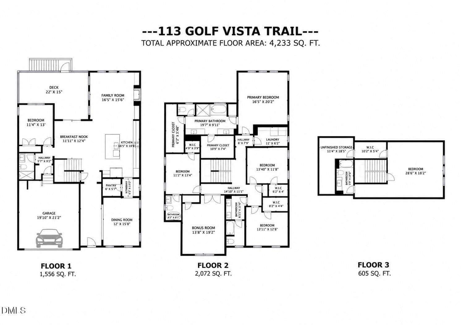 113_Golf_Vista_Trail_Floorplan - 113 Golf Vista Trail, Holly Springs, NC 27540, Holly Springs