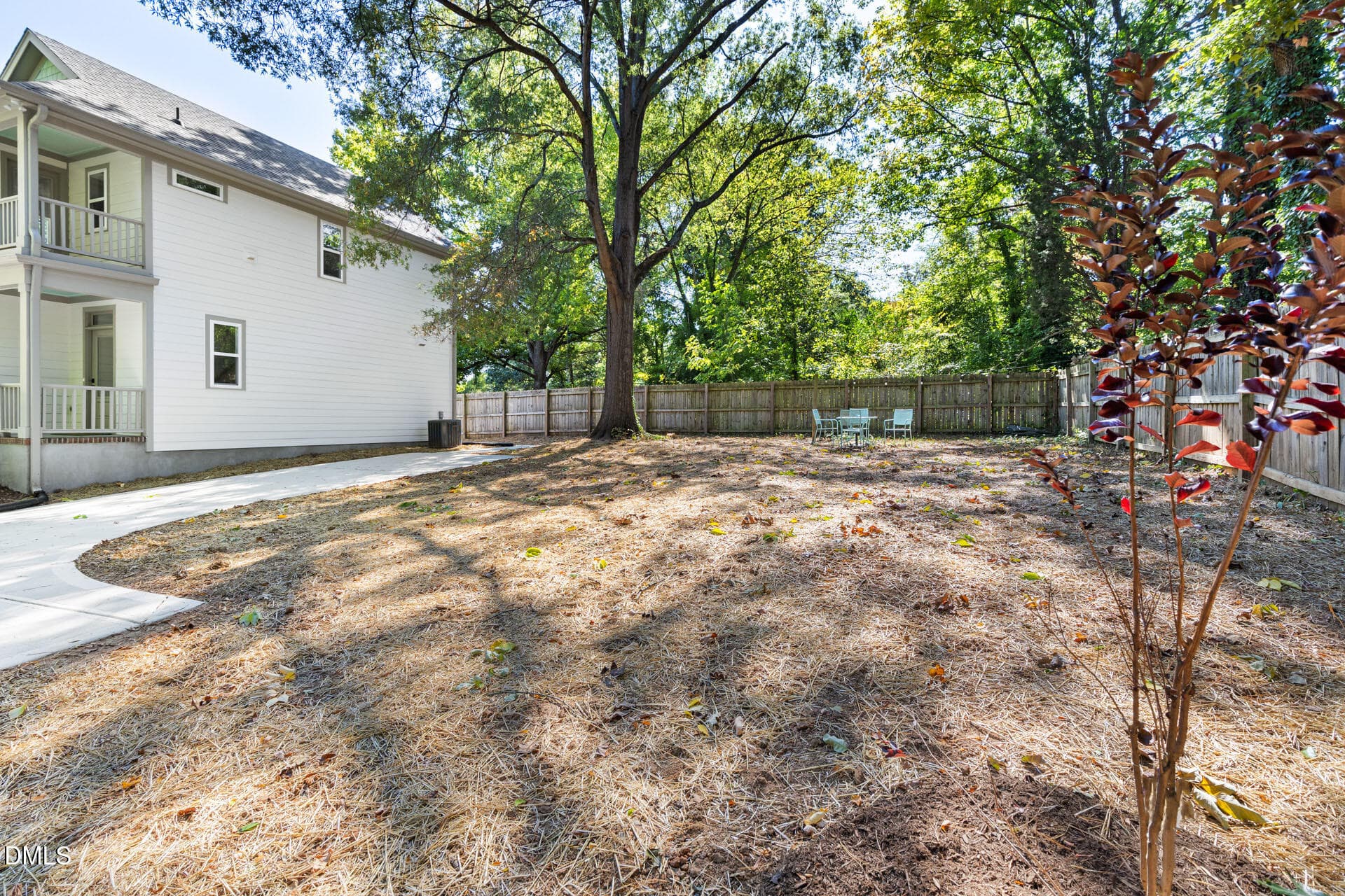 back yard - 407b Edward Street, Durham, NC 27701