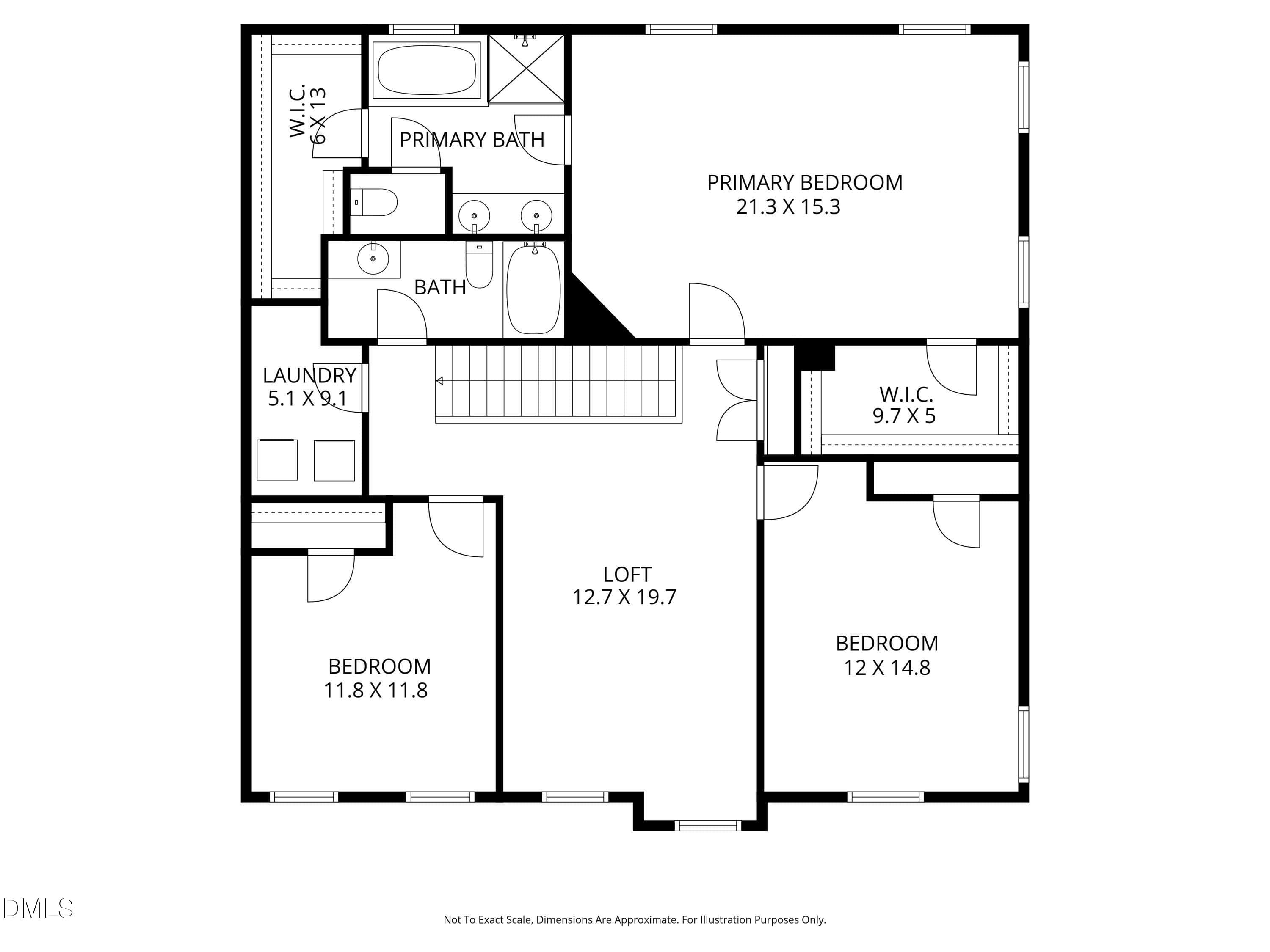 2nd_floor_3430_jordan_shires_drive_new_h - 3430 Jordan Shires Drive, New Hill, NC 27562, New Hill