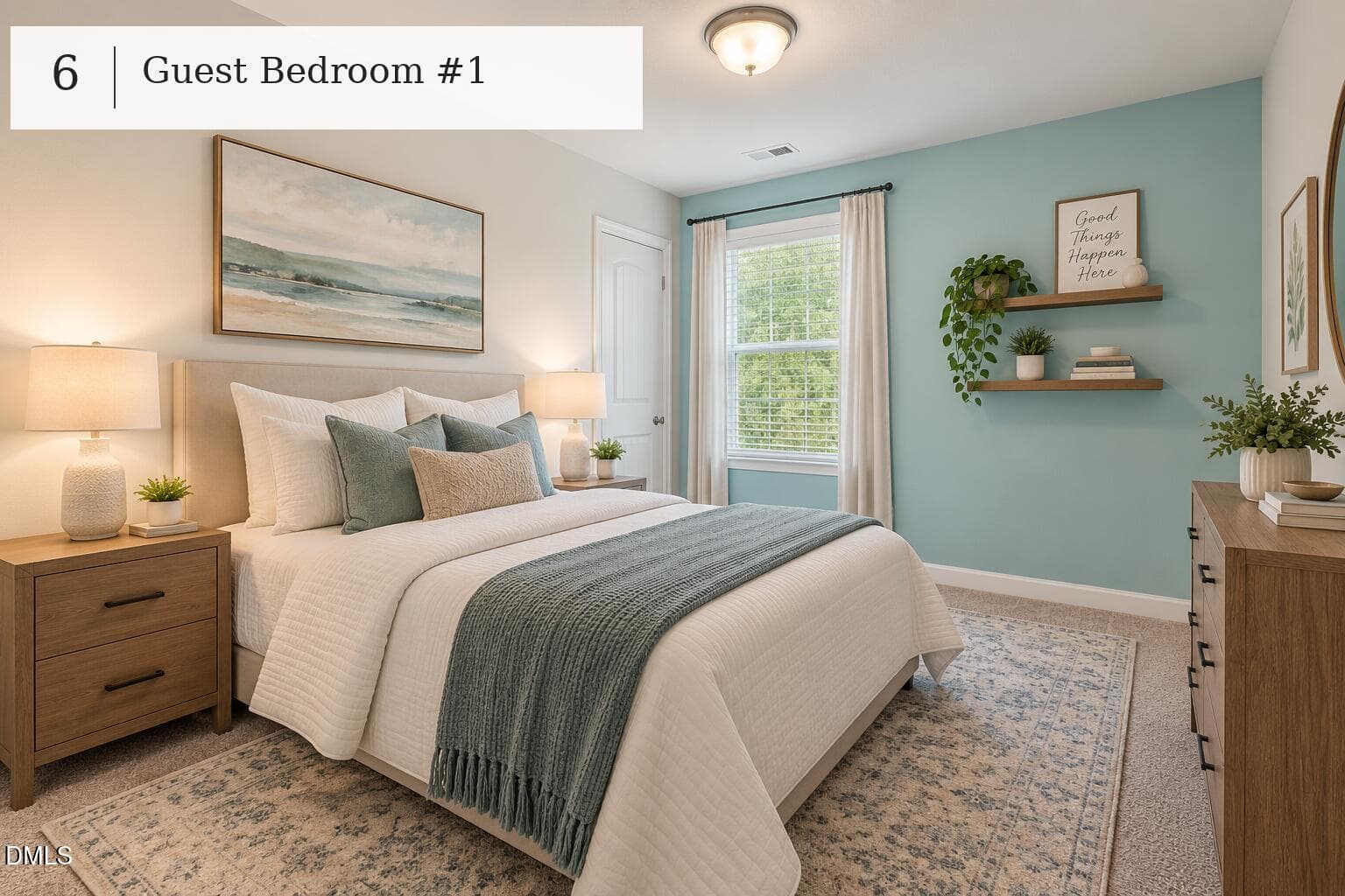 06_Guest_Bedroom_1 2 - 3457 S Beaver Lane, Raleigh, NC 27604, Raleigh