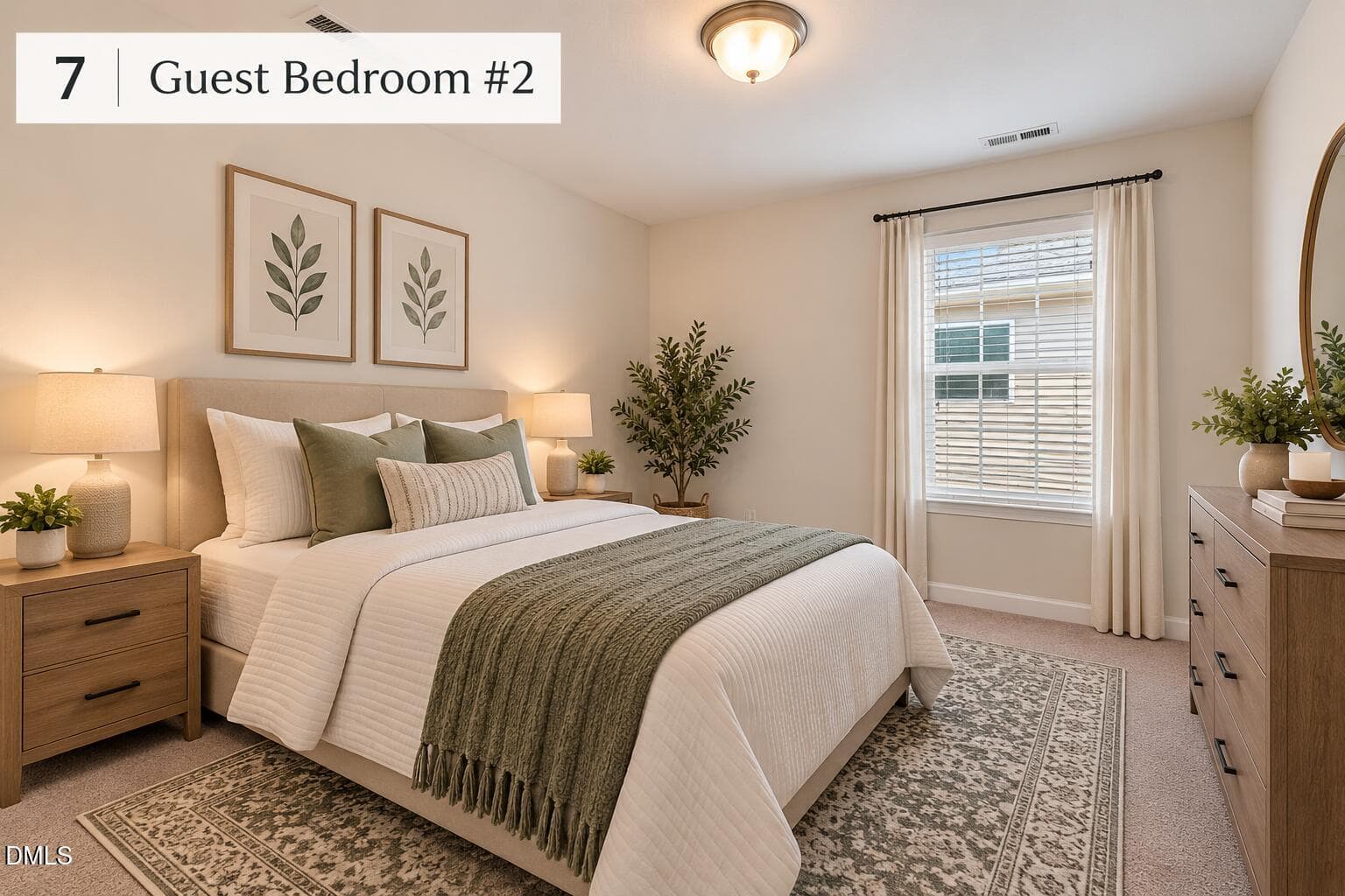 07 guest bedroom 2 - 3457 S Beaver Lane, Raleigh, NC 27604, Raleigh