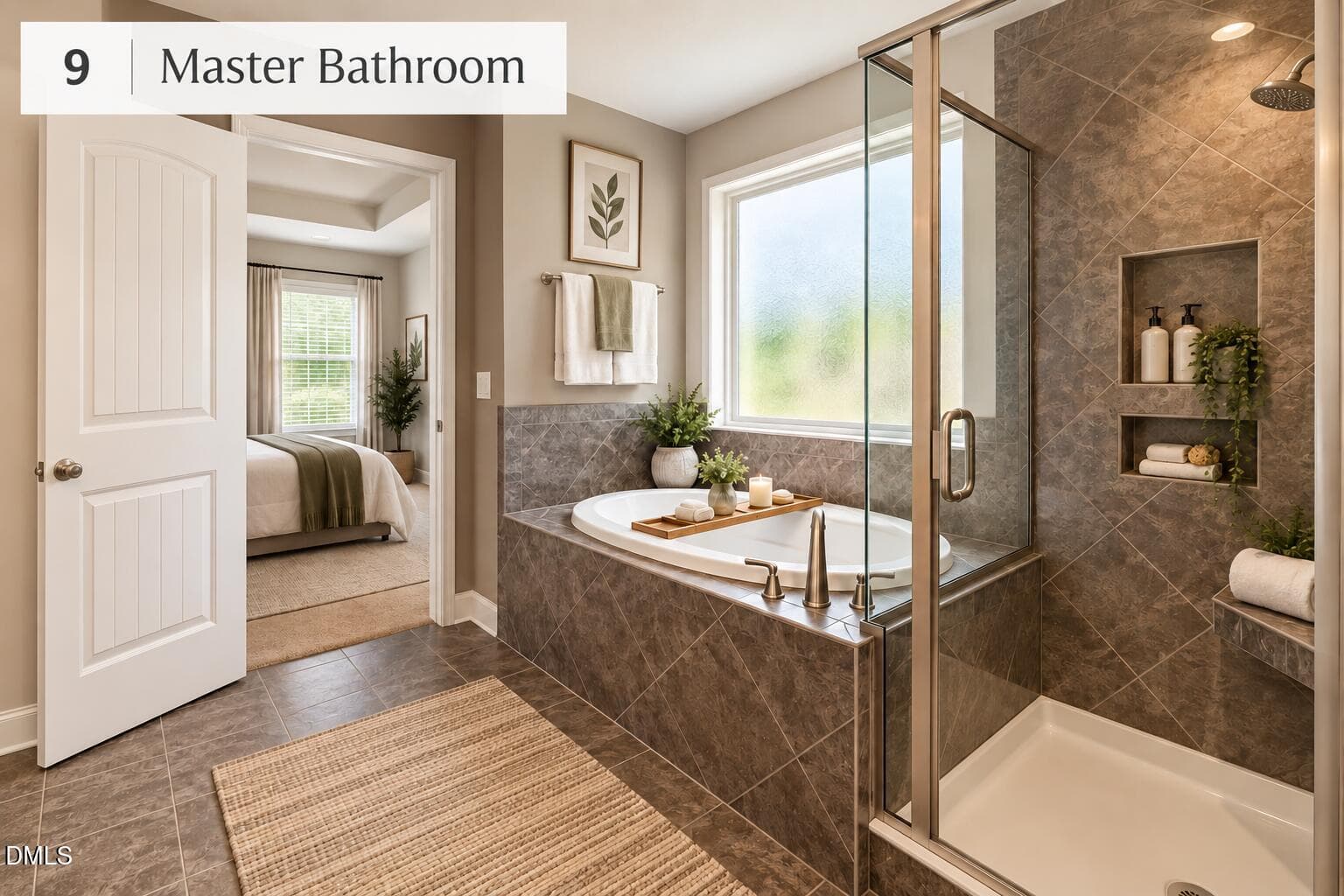 09 master bathroom - 3457 S Beaver Lane, Raleigh, NC 27604, Raleigh