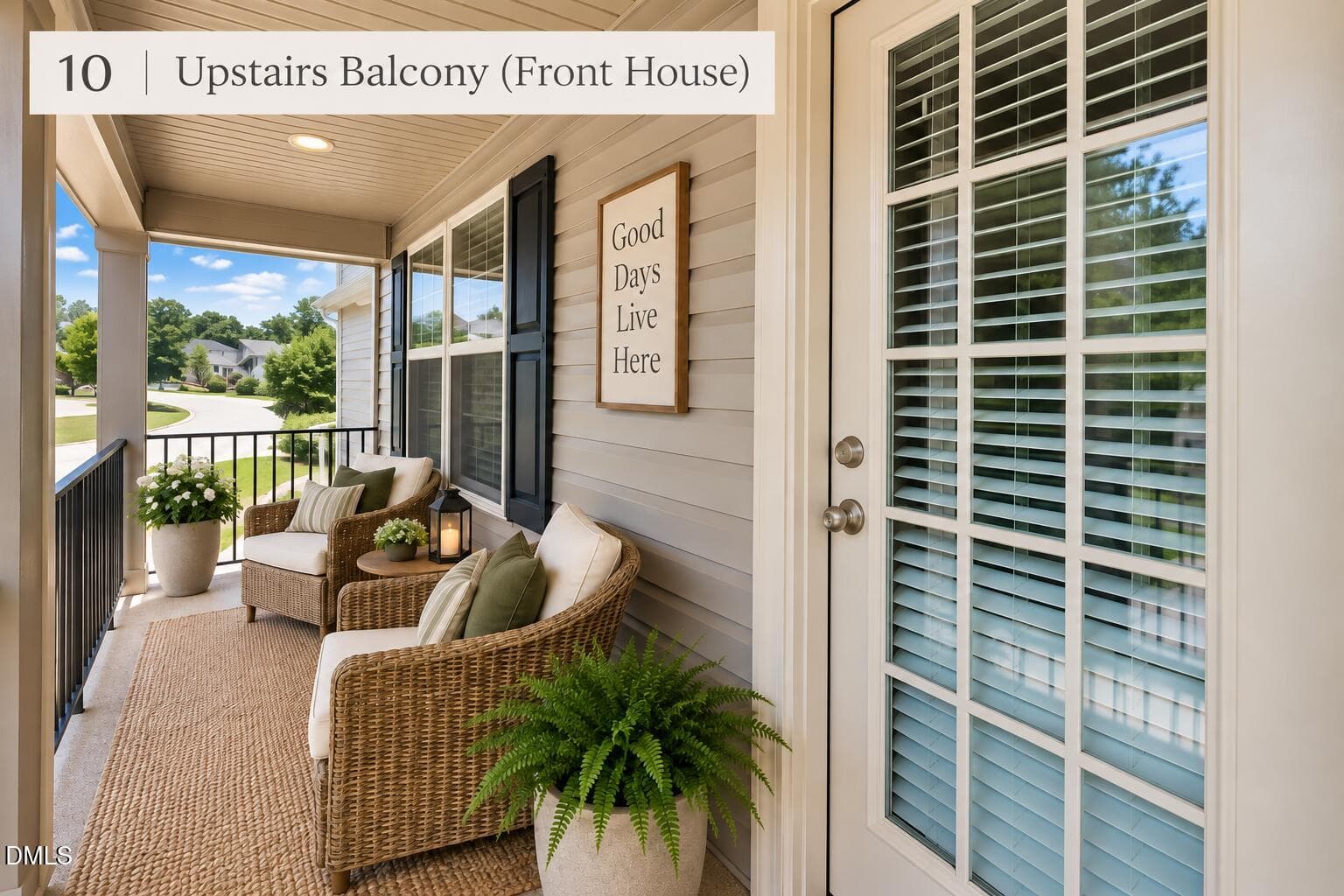 10 balcony - 3457 S Beaver Lane, Raleigh, NC 27604, Raleigh