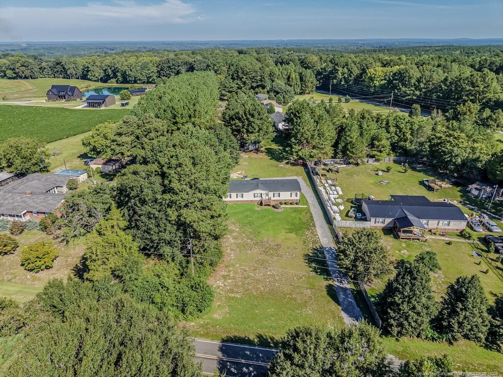 Front aerial view - 1919 Pumping Station Road, Sanford, NC 27330