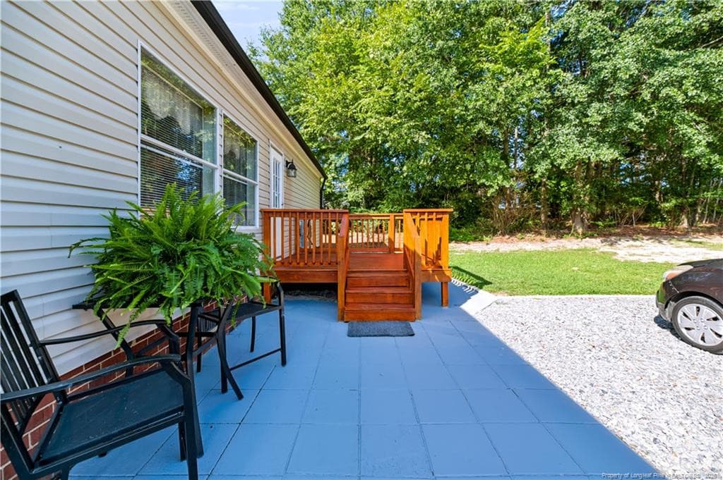 Rear Patio / Deck View - 1919 Pumping Station Road, Sanford, NC 27330