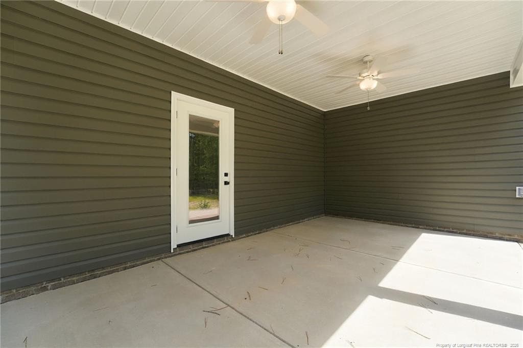 covered back porch - 26820 Peach Orchard Road, Wagram, NC 28396