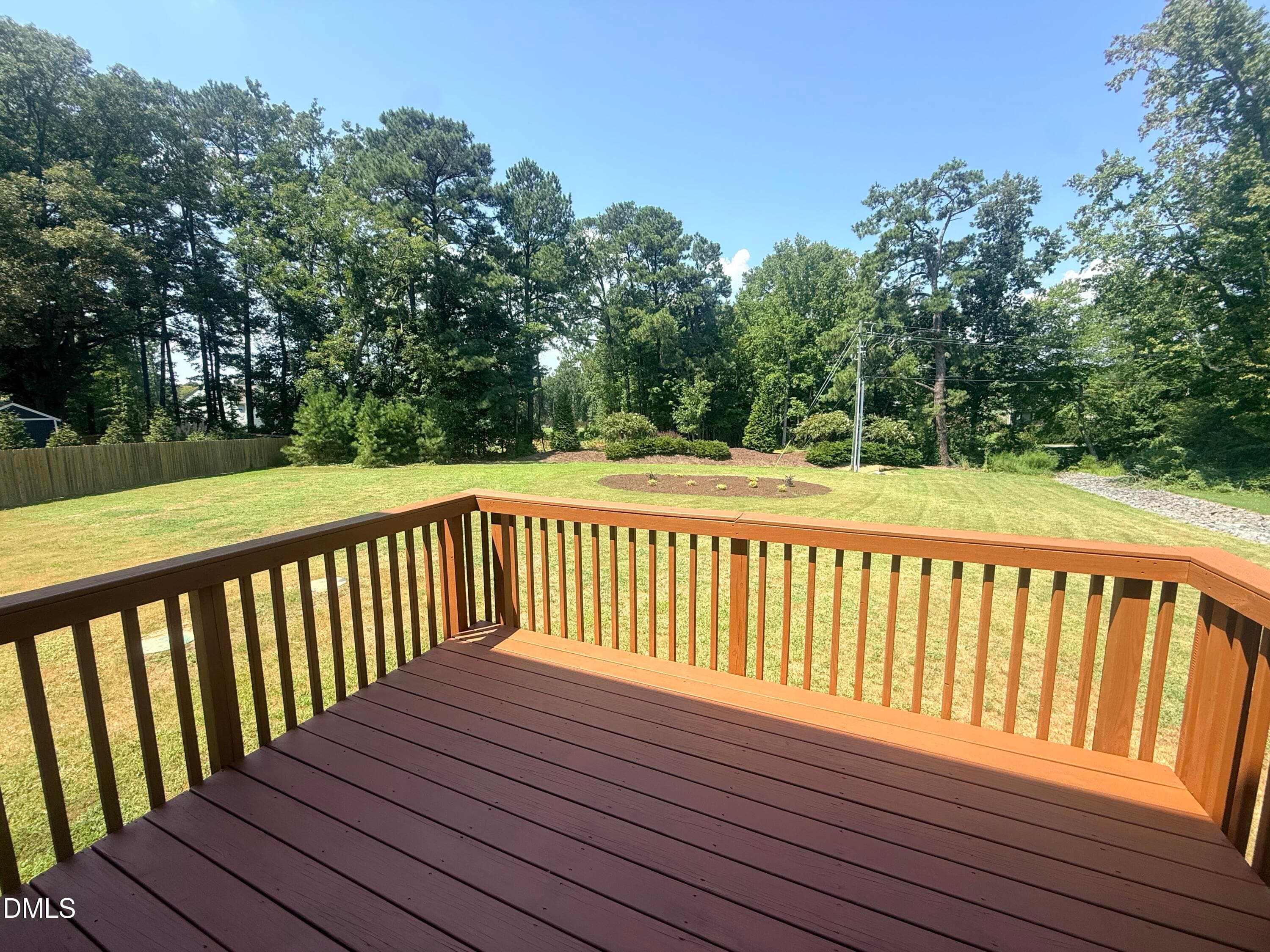 Painted deck - 40 W Dentaires Way, Willow Springs, NC 27592, Willow Springs