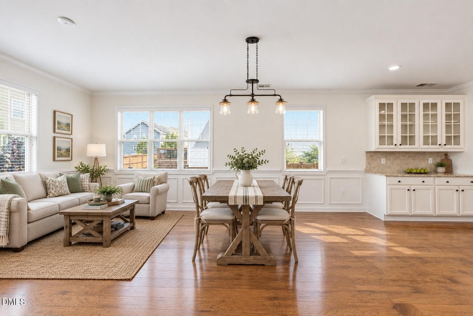 Dining and Living area VS - 2804 Lumber River Trail, Apex, NC 27502, Apex