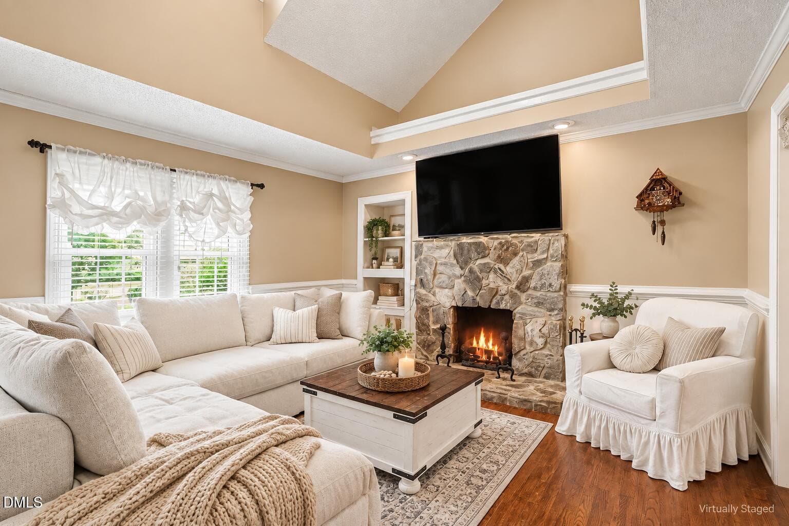 VS Living Room Fireplace - 3738 S Nc 119 Highway, Haw River, NC 27258, Haw River