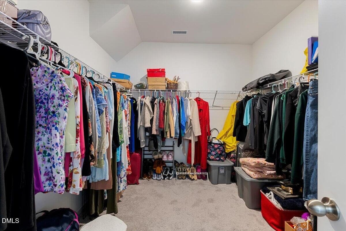 Primary Walk-in Closet - 74 Tympani Lane, Garner, NC 27529