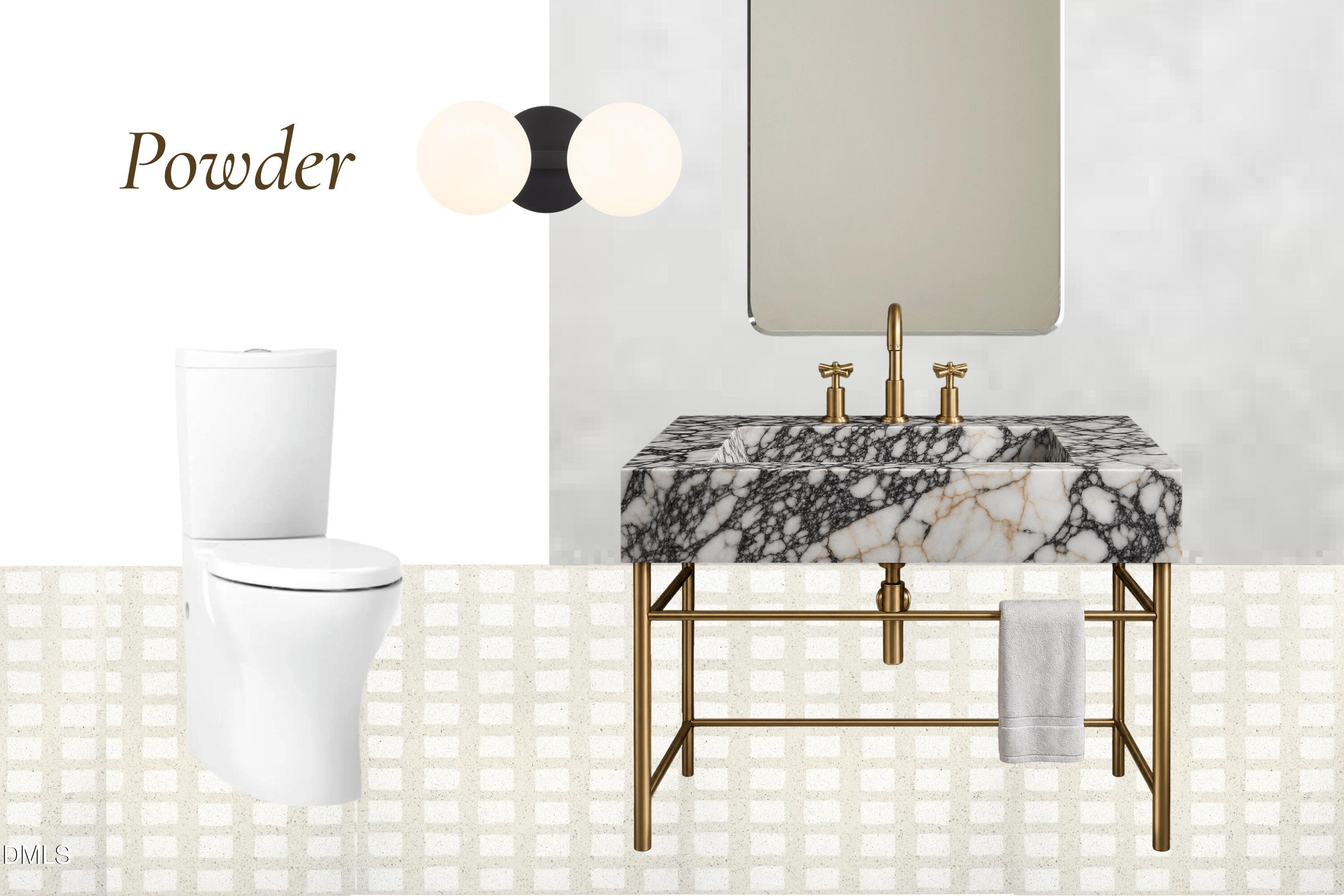 Powder Room - 2347 Grady Ridge Way, Hillsborough, NC 27278, Hillsborough