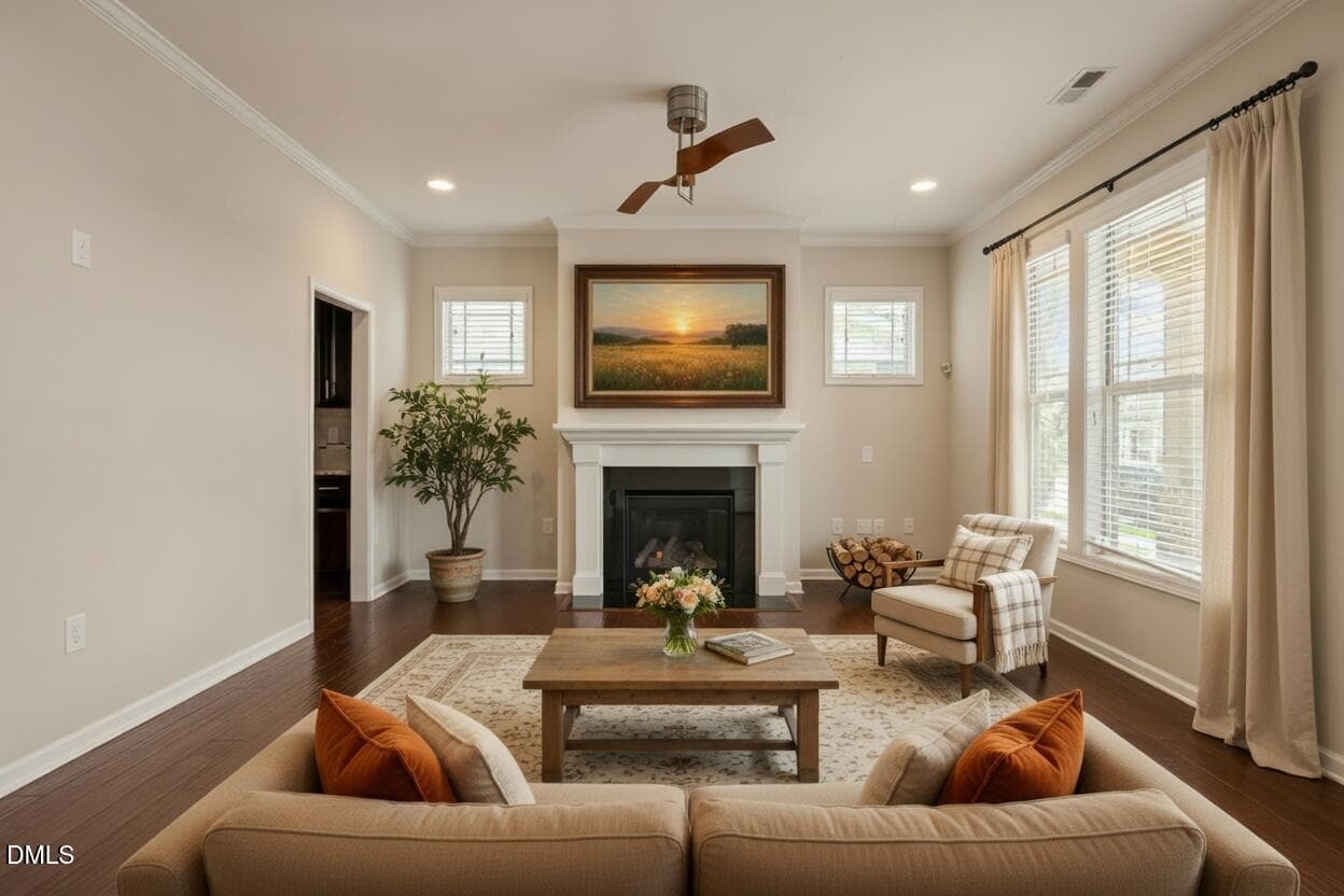 Family Room - 2608 Historic Circle, Morrisville, NC 27560, Morrisville