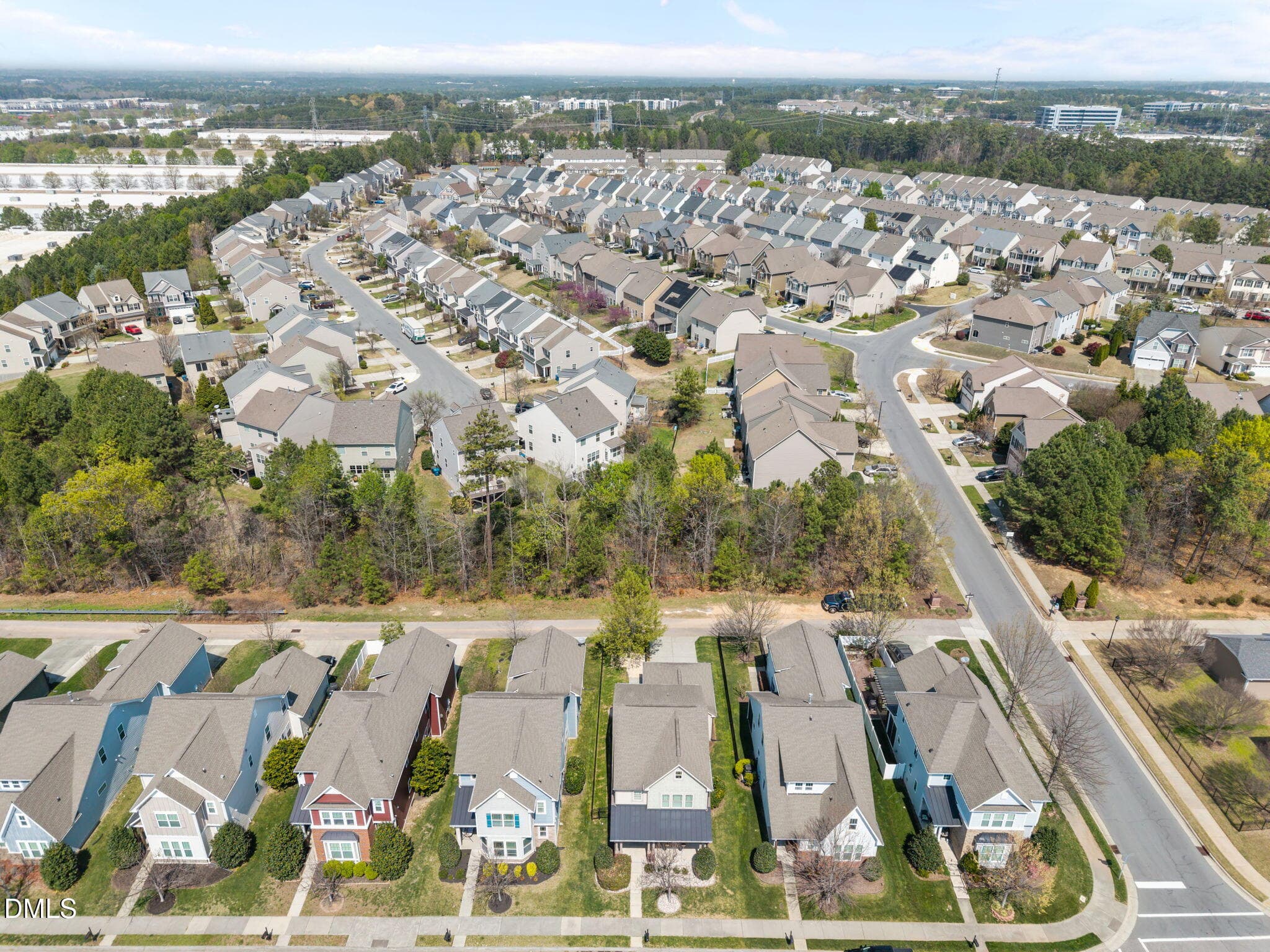 aerial - neighborhood - 2608 Historic Circle, Morrisville, NC 27560, Morrisville