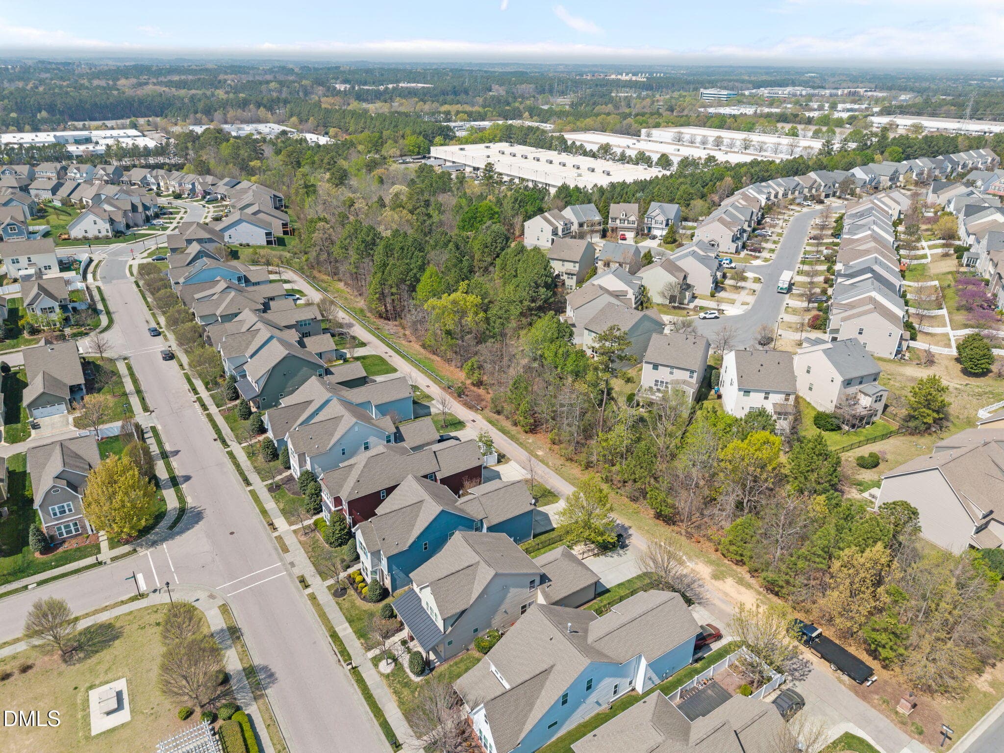 aerial - neighborhood - 2608 Historic Circle, Morrisville, NC 27560, Morrisville