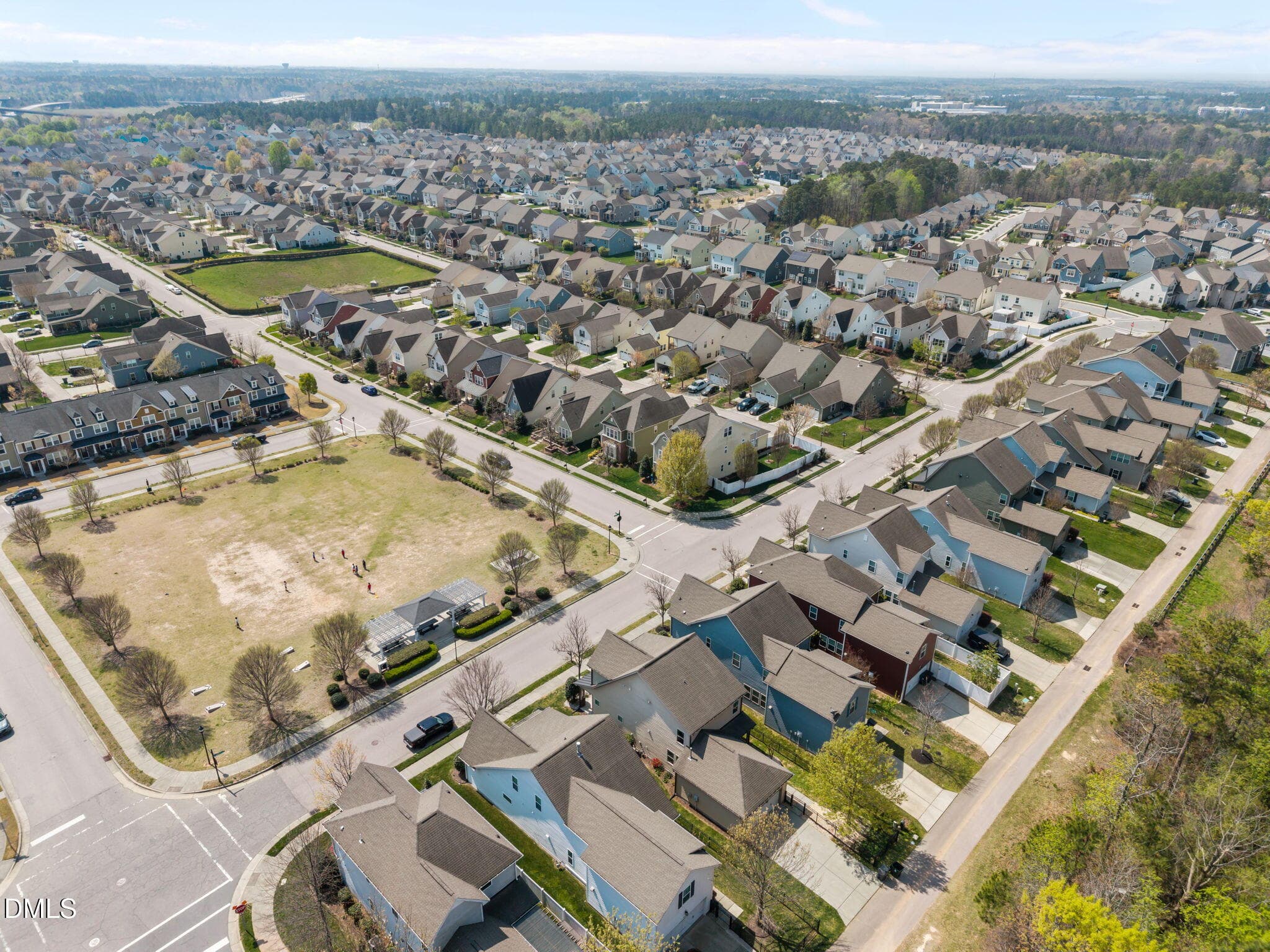 aerial - neighborhood - 2608 Historic Circle, Morrisville, NC 27560, Morrisville