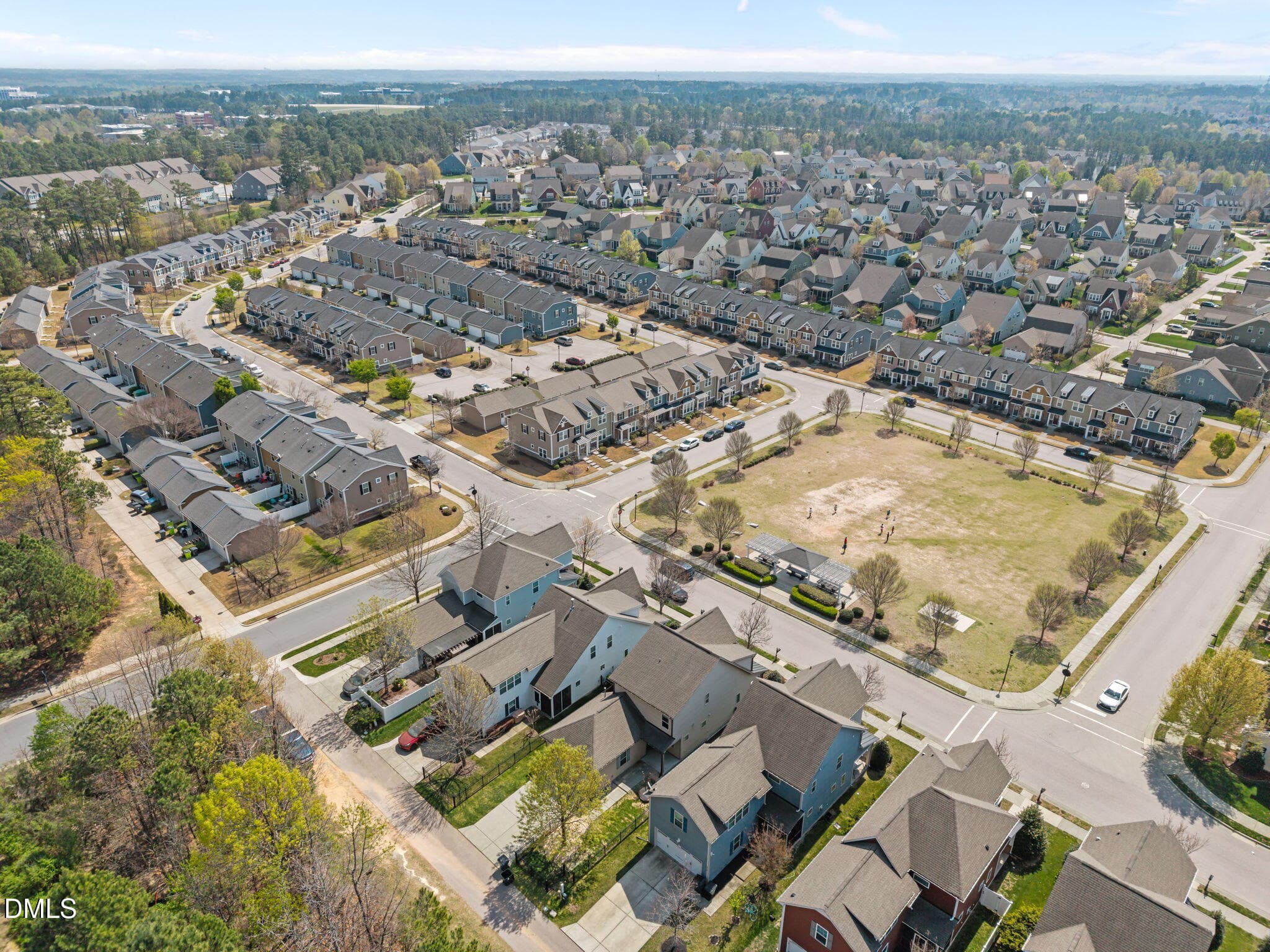 aerial - neighborhood - 2608 Historic Circle, Morrisville, NC 27560, Morrisville