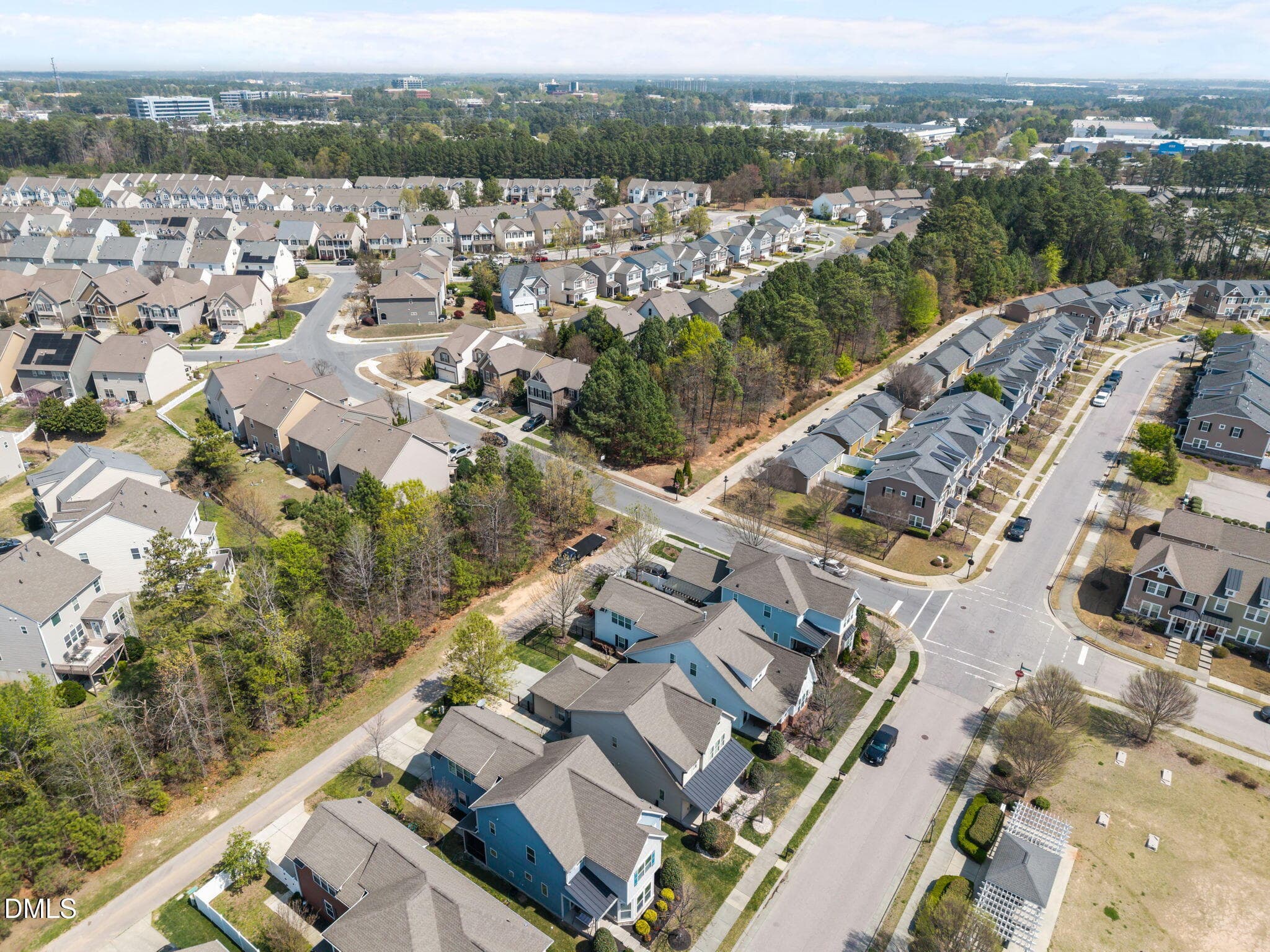 aerial - neighborhood - 2608 Historic Circle, Morrisville, NC 27560, Morrisville