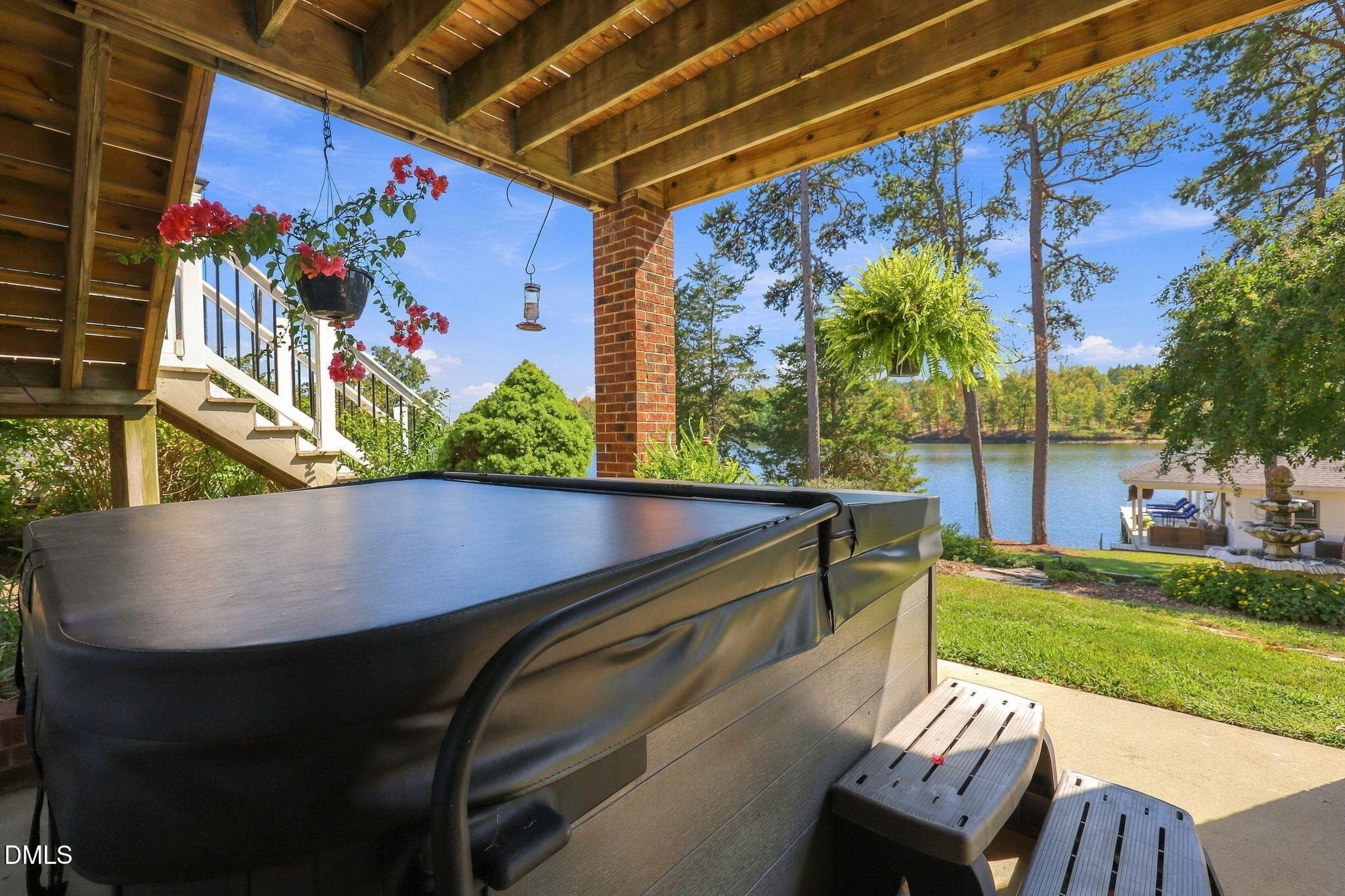 HOT TUB VIEW - 160 Crystal Bay Road, Semora, NC 27343, Semora