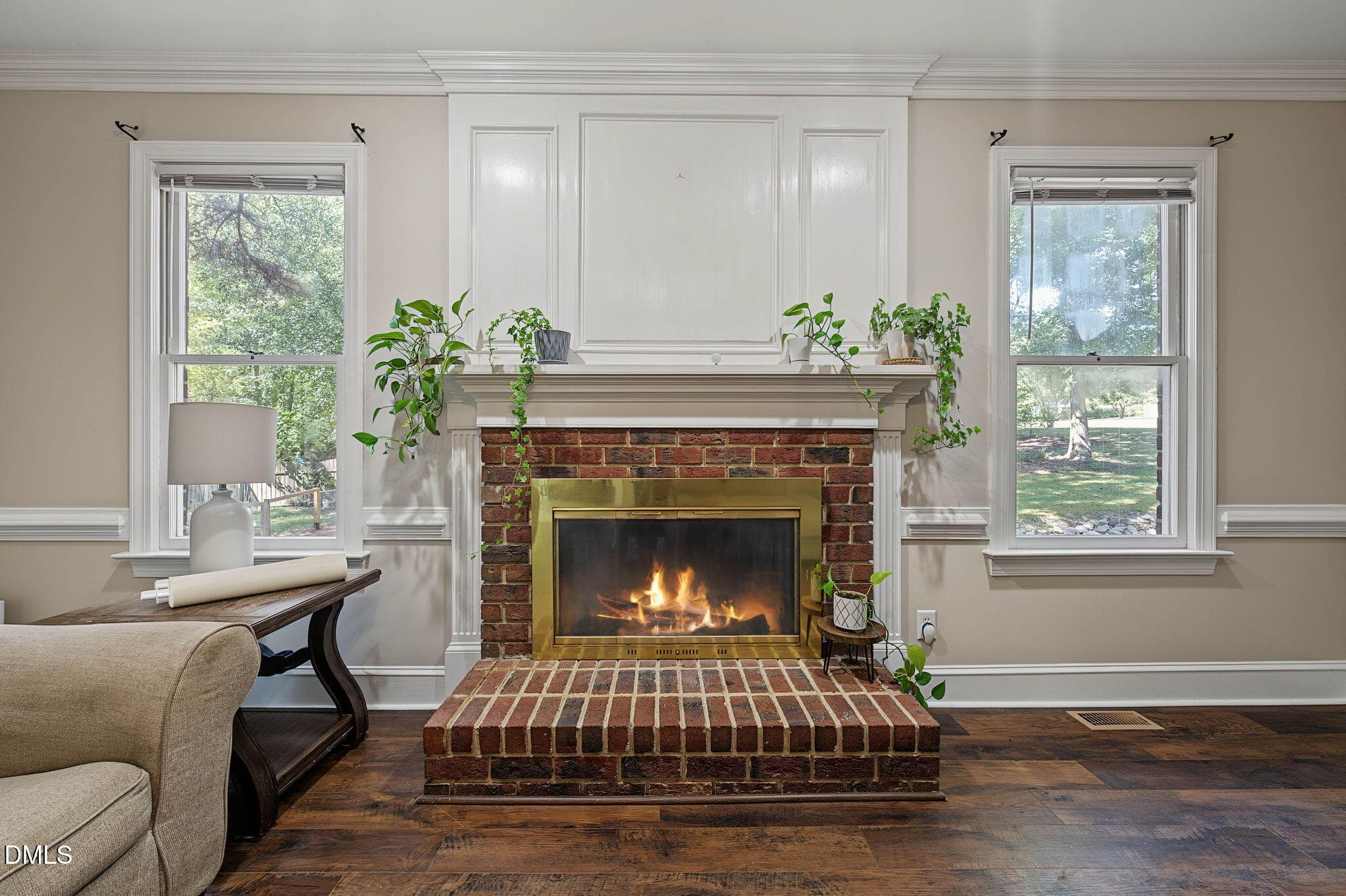 Family Room Fireplace - 3320 Buck Run Trail, Wake Forest, NC 27587
