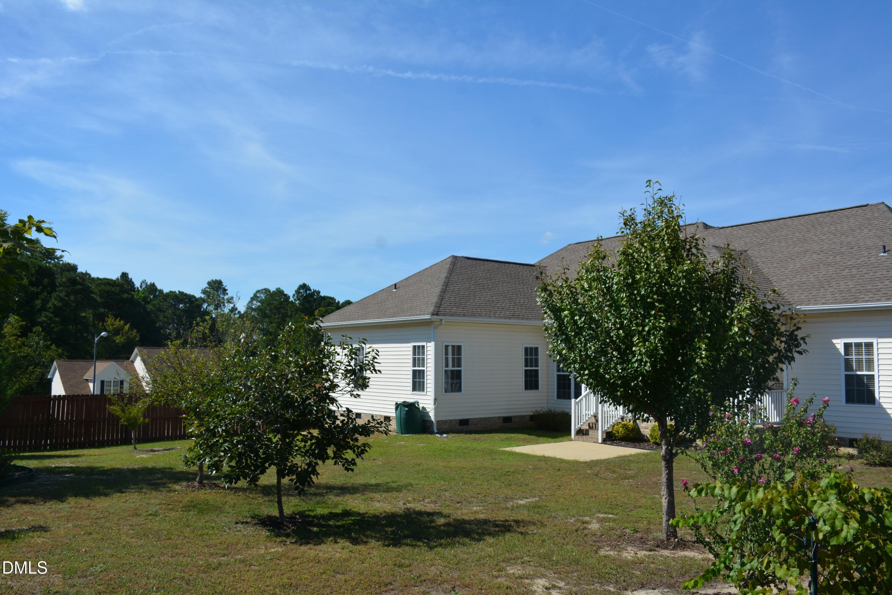 Backyard left angle - 116 Leggett Drive, Cameron, NC 28326