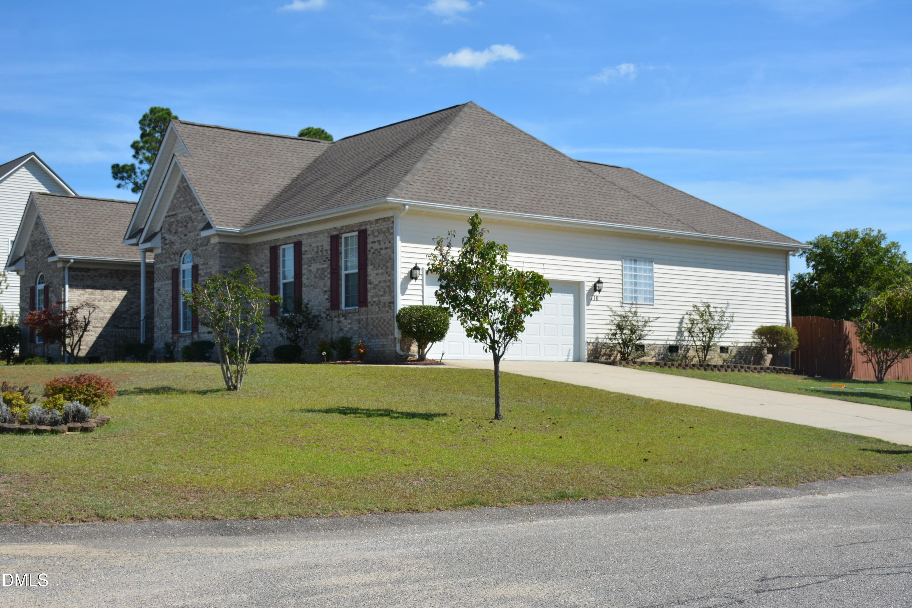 House garage view - 116 Leggett Drive, Cameron, NC 28326