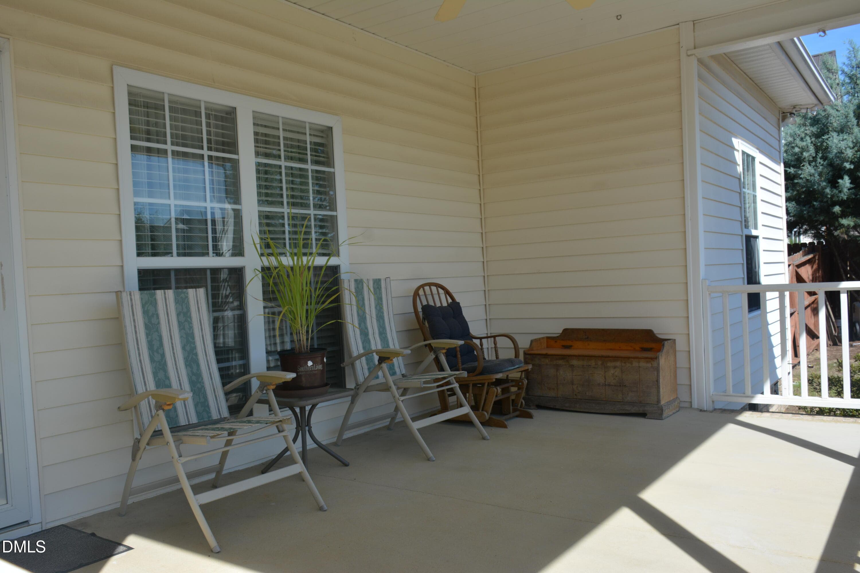 Rear porch covered - 116 Leggett Drive, Cameron, NC 28326