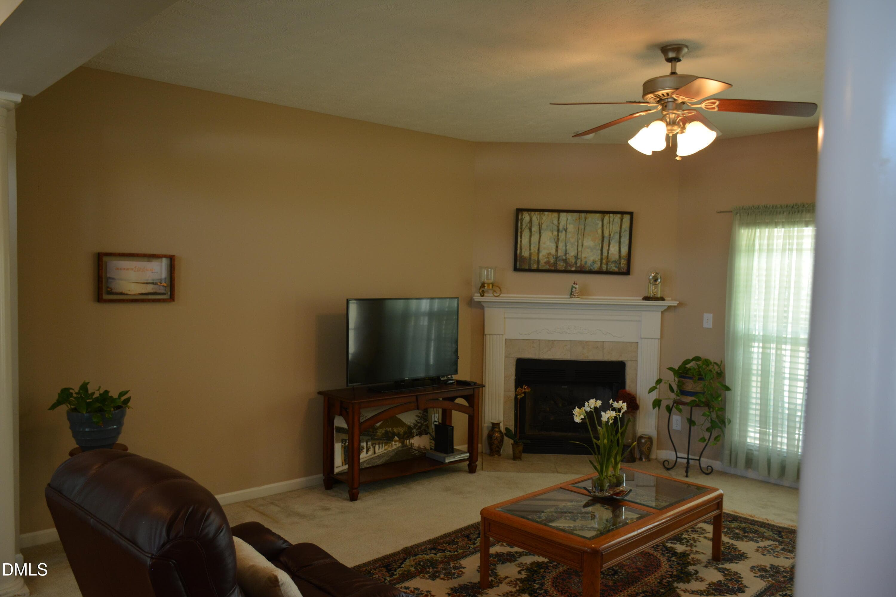 Fireplace Living room - 116 Leggett Drive, Cameron, NC 28326