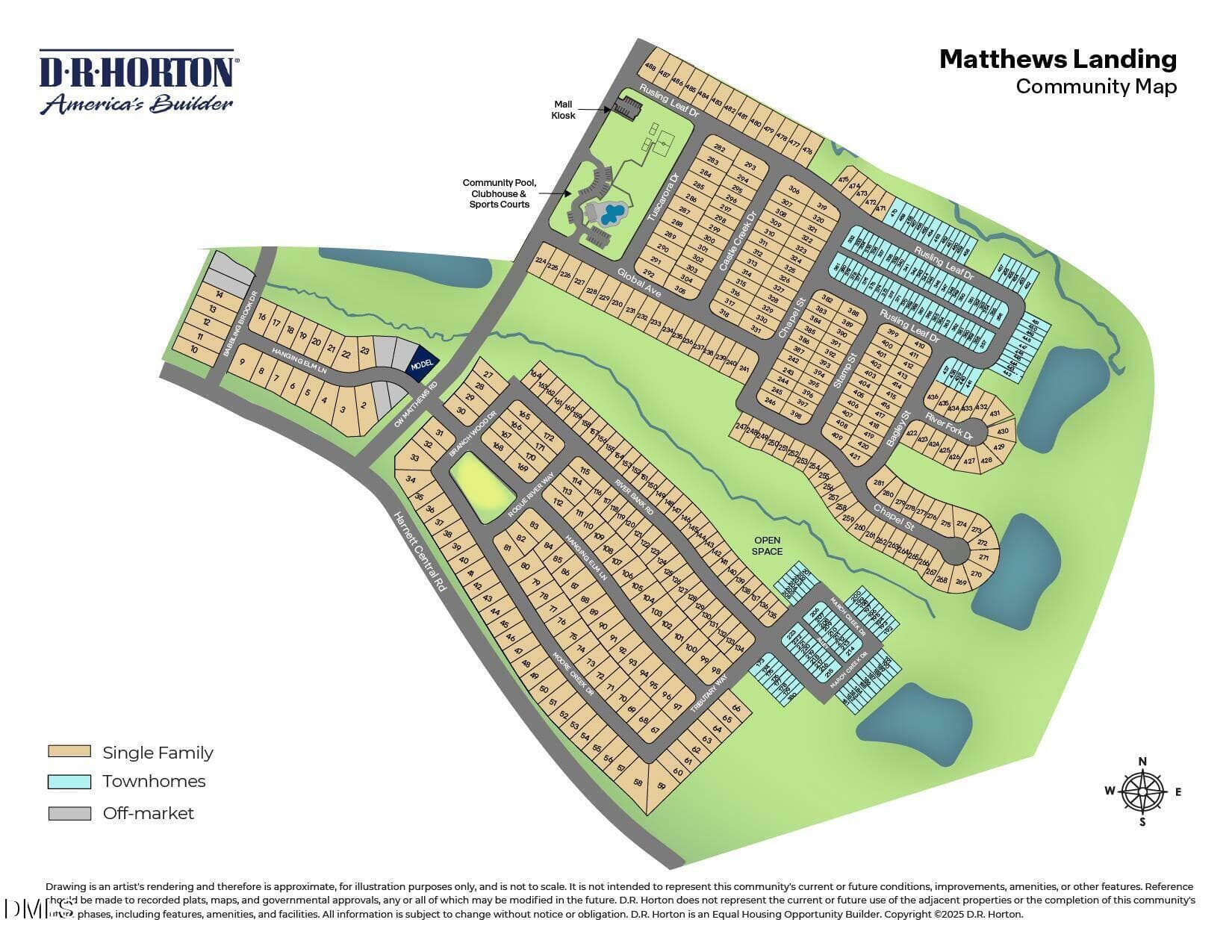 MATTHEWS LANDING SITE MAP - 241 Rusling Leaf Drive, Fuquay Varina, NC 27526, Fuquay Varina