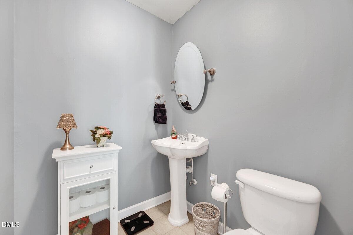 1/2 bathroom 2nd floor - 1200 Chipper Lane, Wake Forest, NC 27587