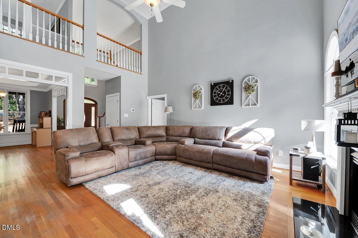 Two story family room - 1200 Chipper Lane, Wake Forest, NC 27587